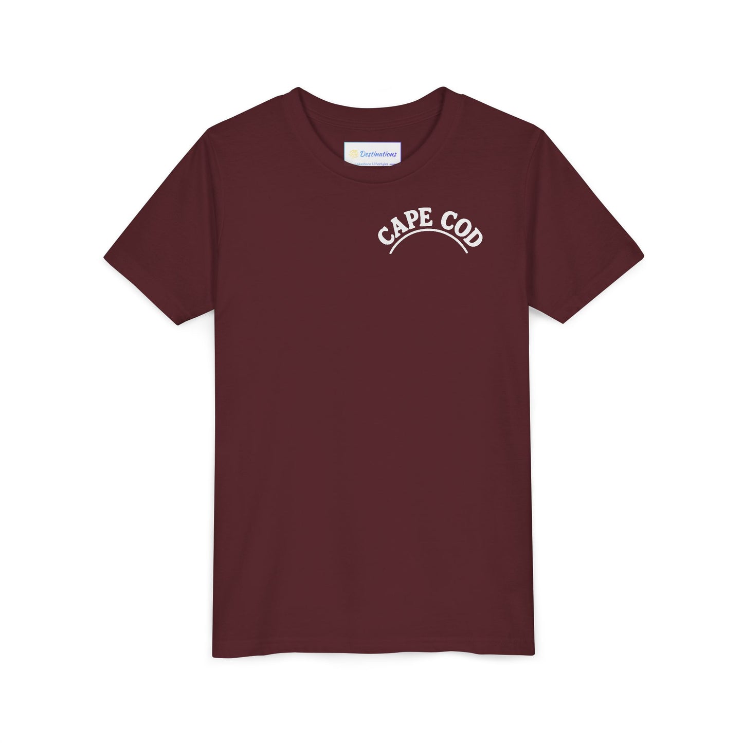 Rustic Cape Cod Unisex Youth Short Sleeve Tee