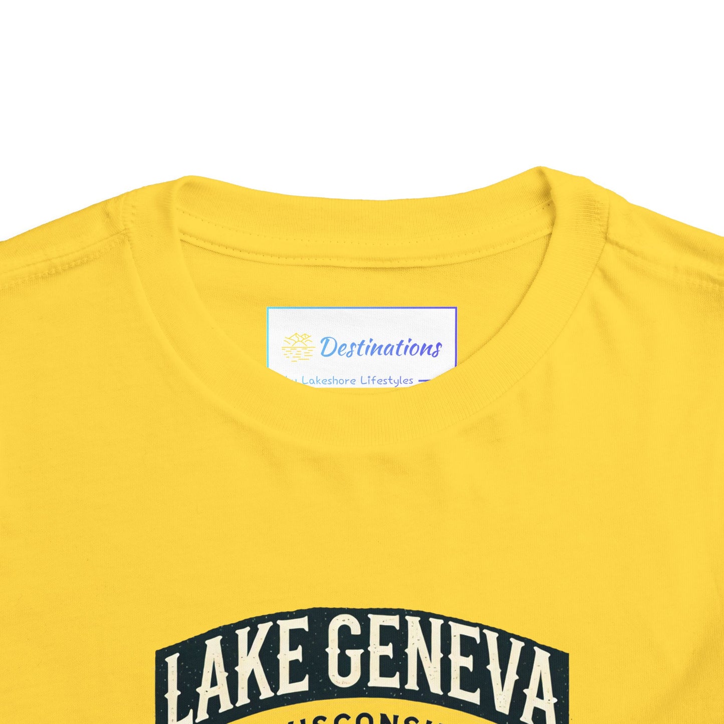 Vintage Lake Geneva Unisex Toddler Short Sleeve Tee