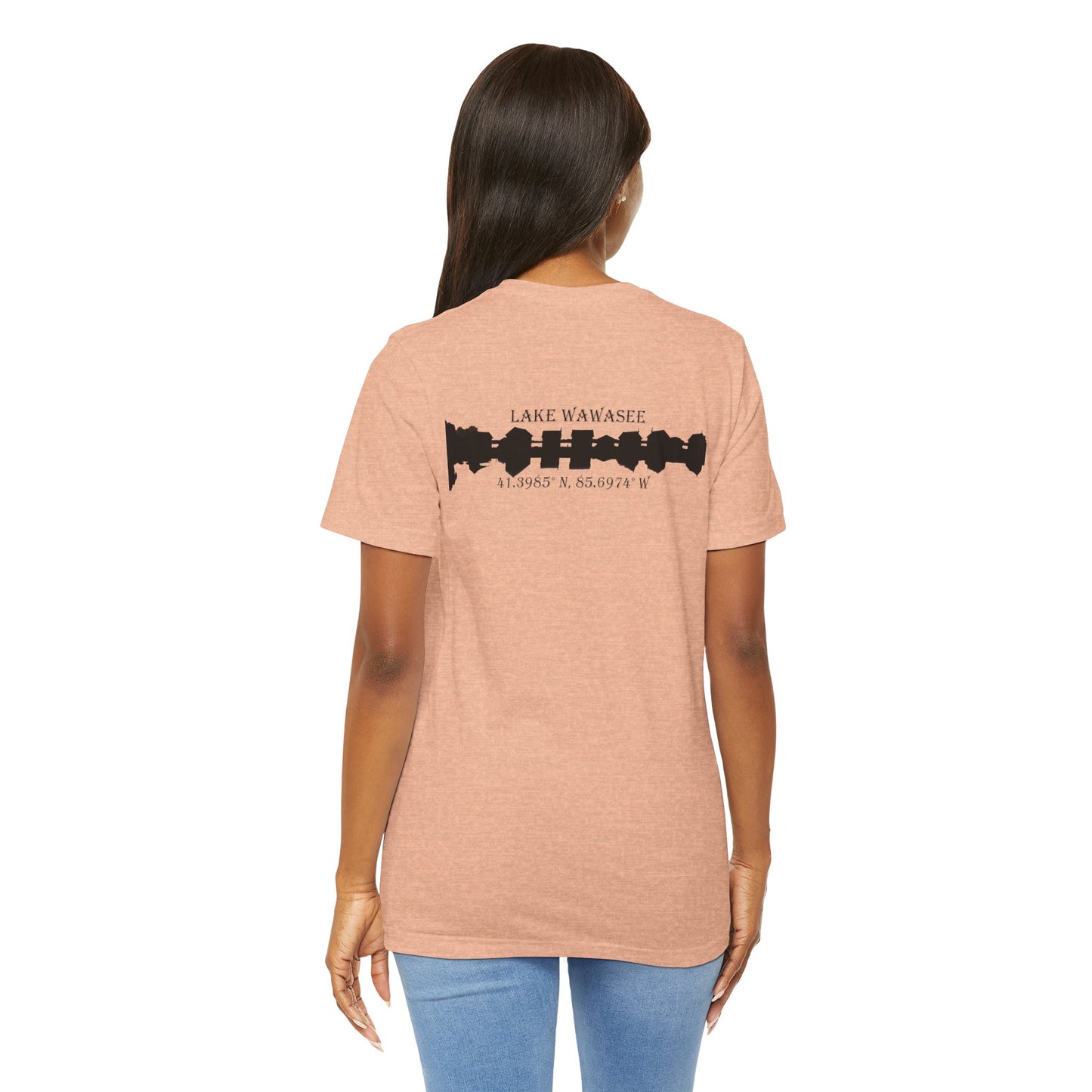 Latitudes Lake Wawasee Unisex Jersey Short Sleeve Tee