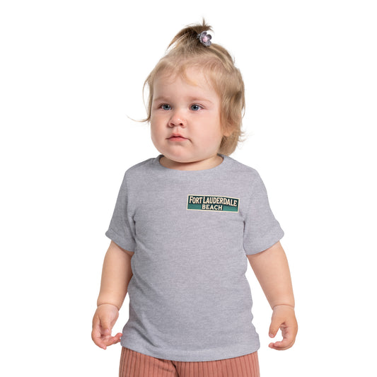 Vintage Fort Lauderdale Unisex Baby Short Sleeve T-Shirt