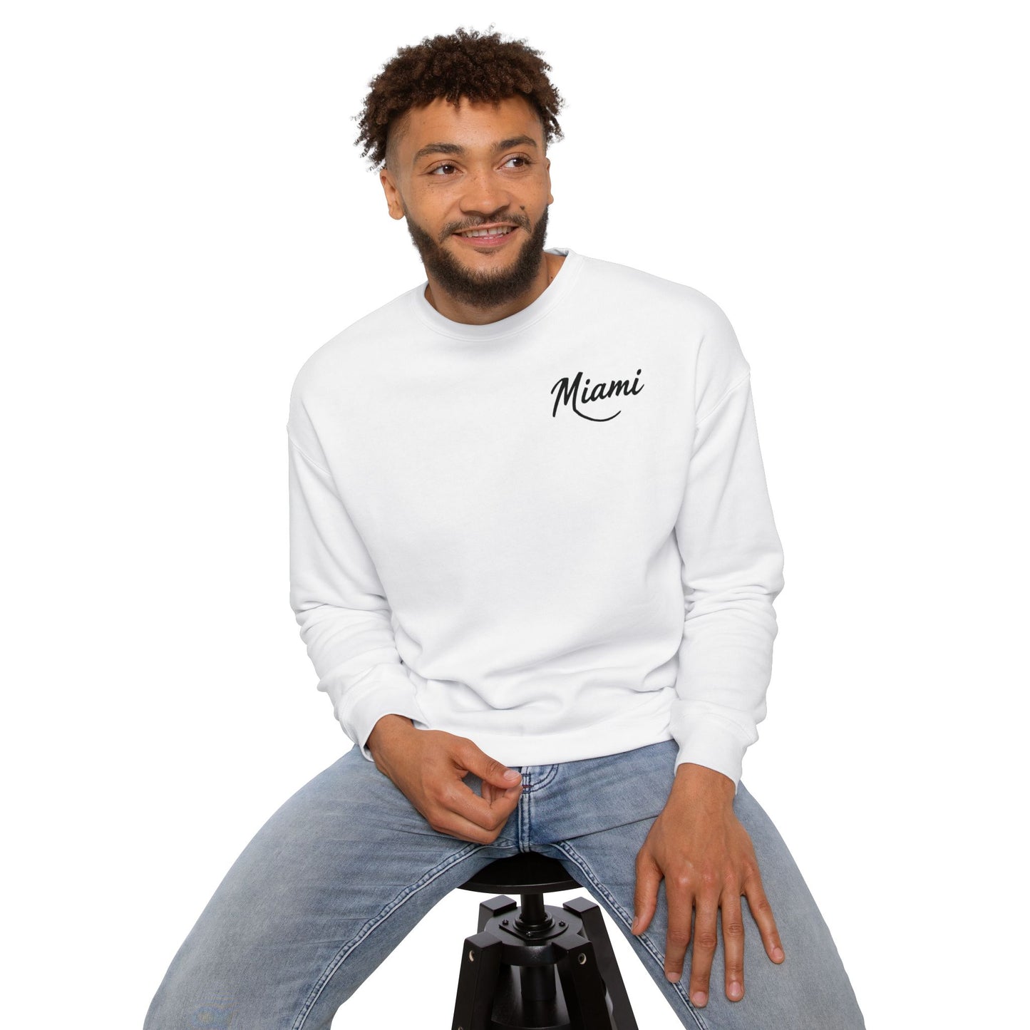 Retro Miami Unisex Drop Shoulder Sweatshirt
