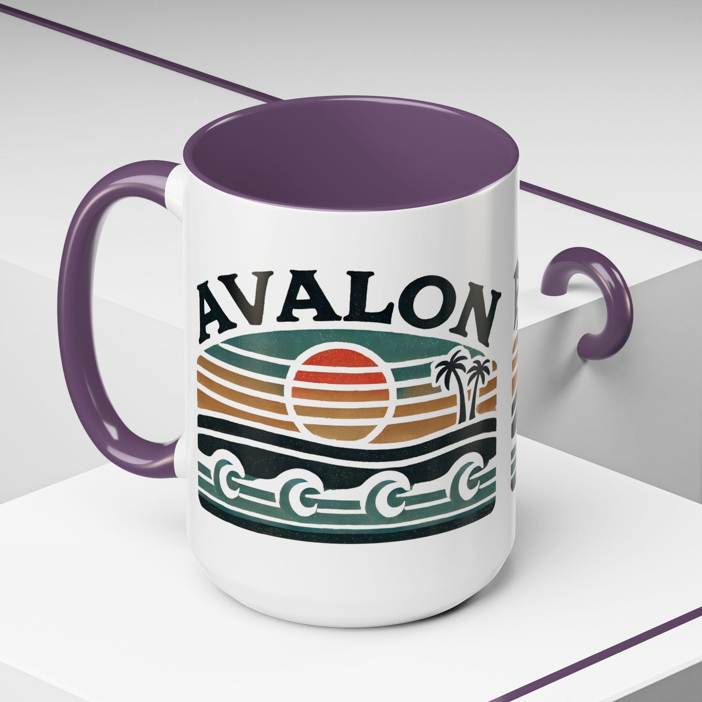 Retro Avalon Accent Coffee Mug