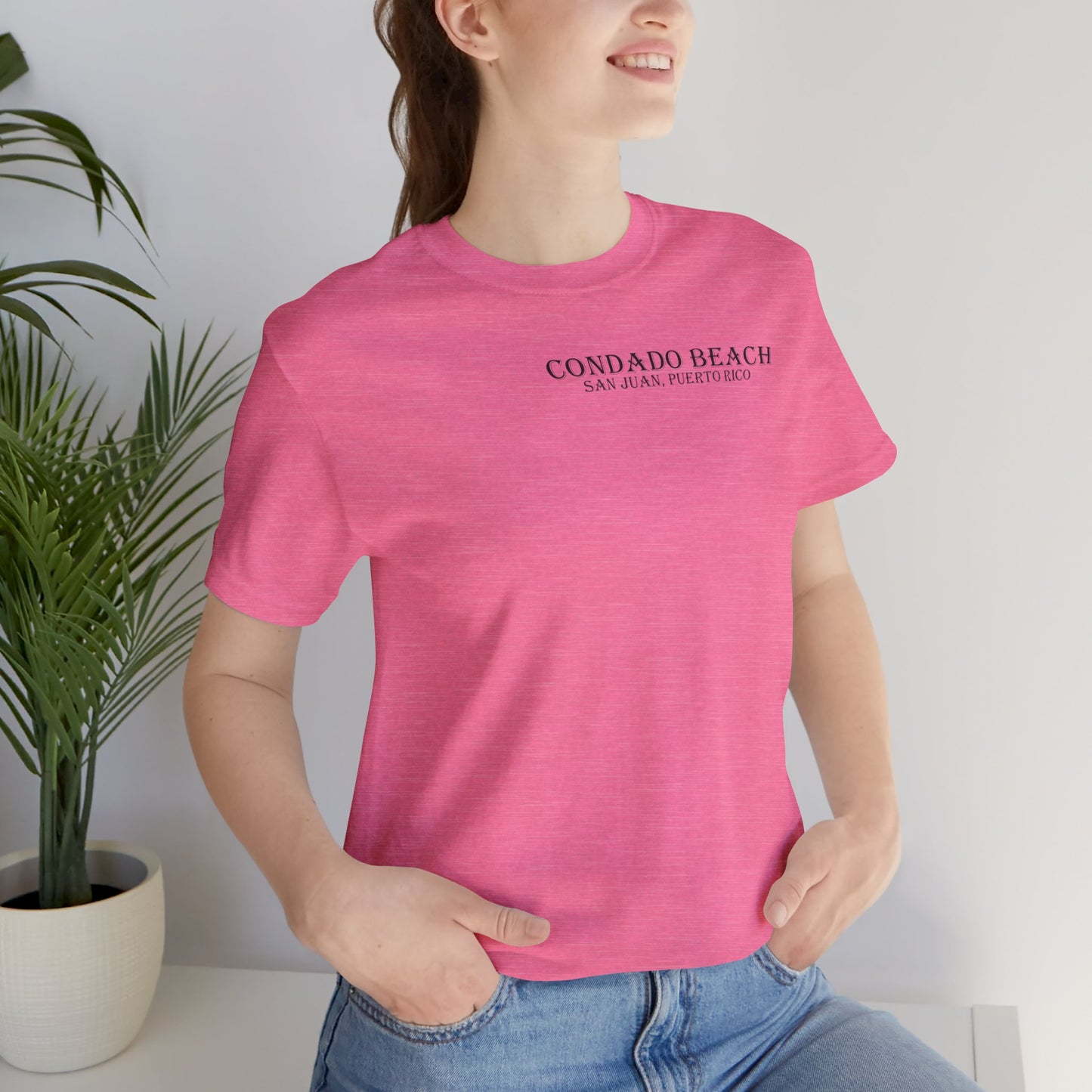 Coastal Vibes Condado Beach Unisex Jersey Short Sleeve Tee