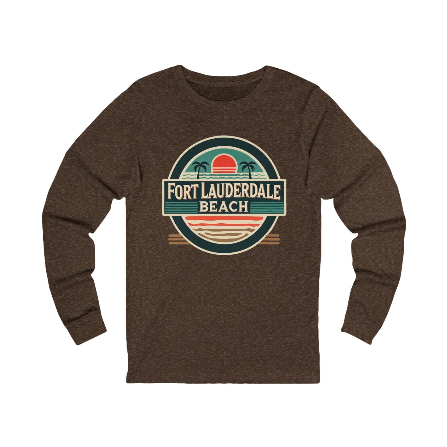 Vintage Fort Lauderdale Unisex Jersey Long Sleeve Tee