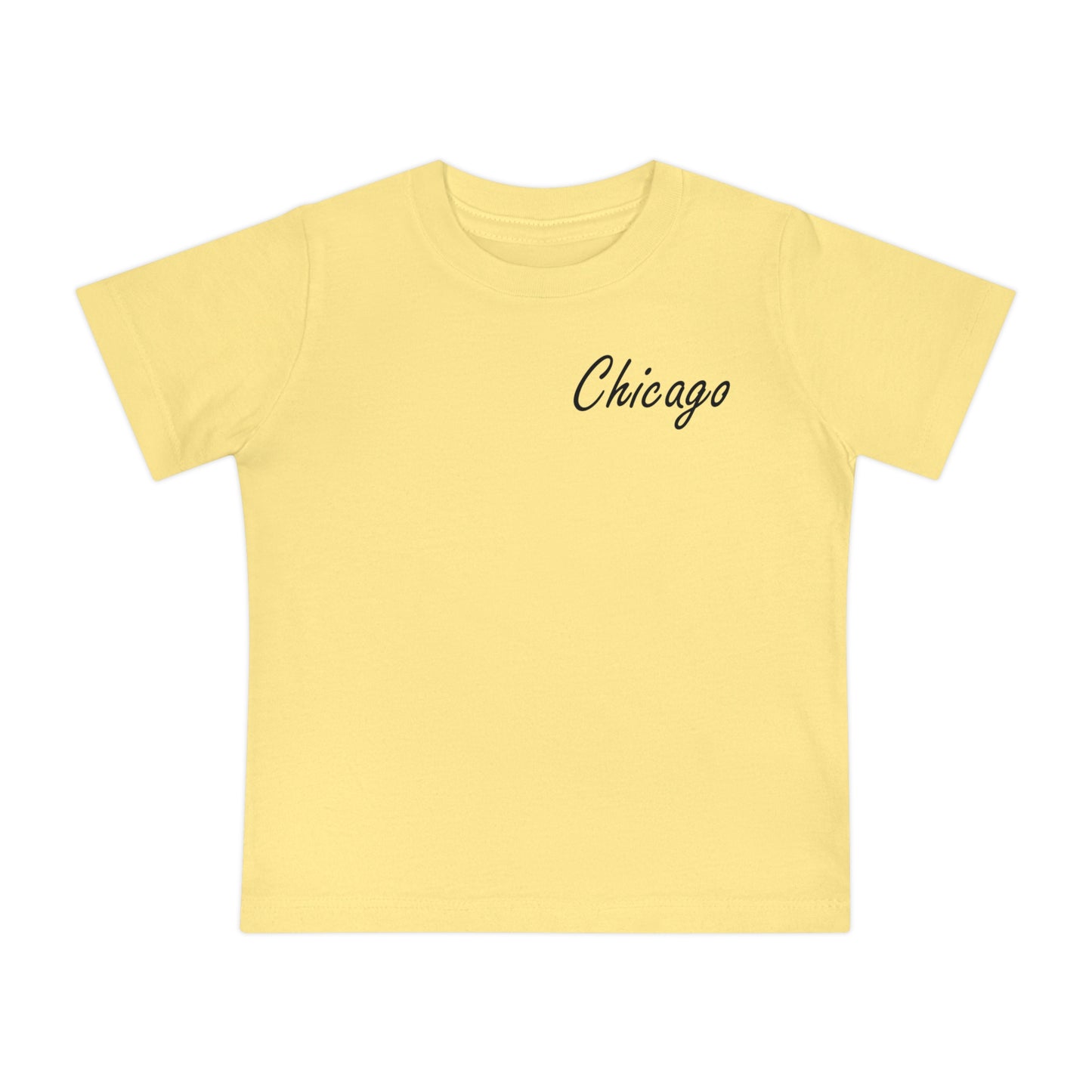 Elegant Chicago Skyline Unisex Baby Short Sleeve T-Shirt