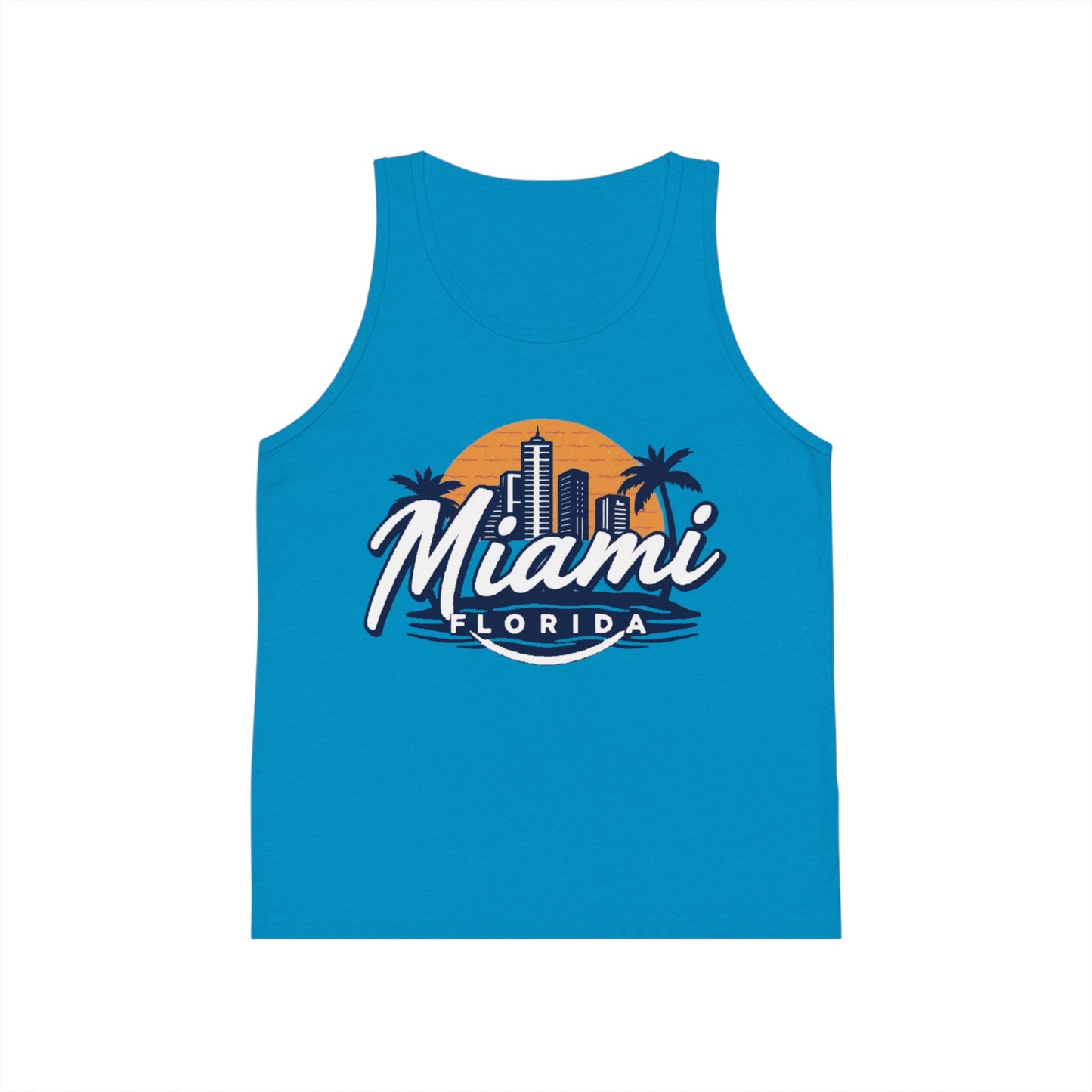 Retro Miami Unisex Kids Jersey Tank Top
