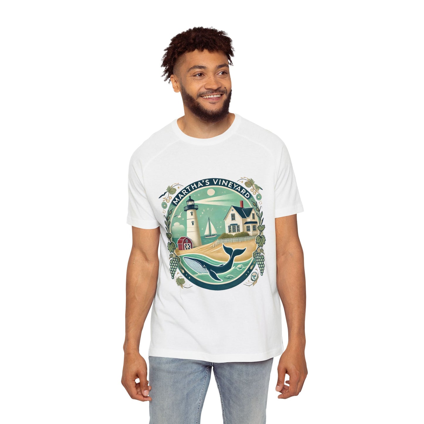 Vintage Martha's Vineyard Men's Raglan T-Shirt