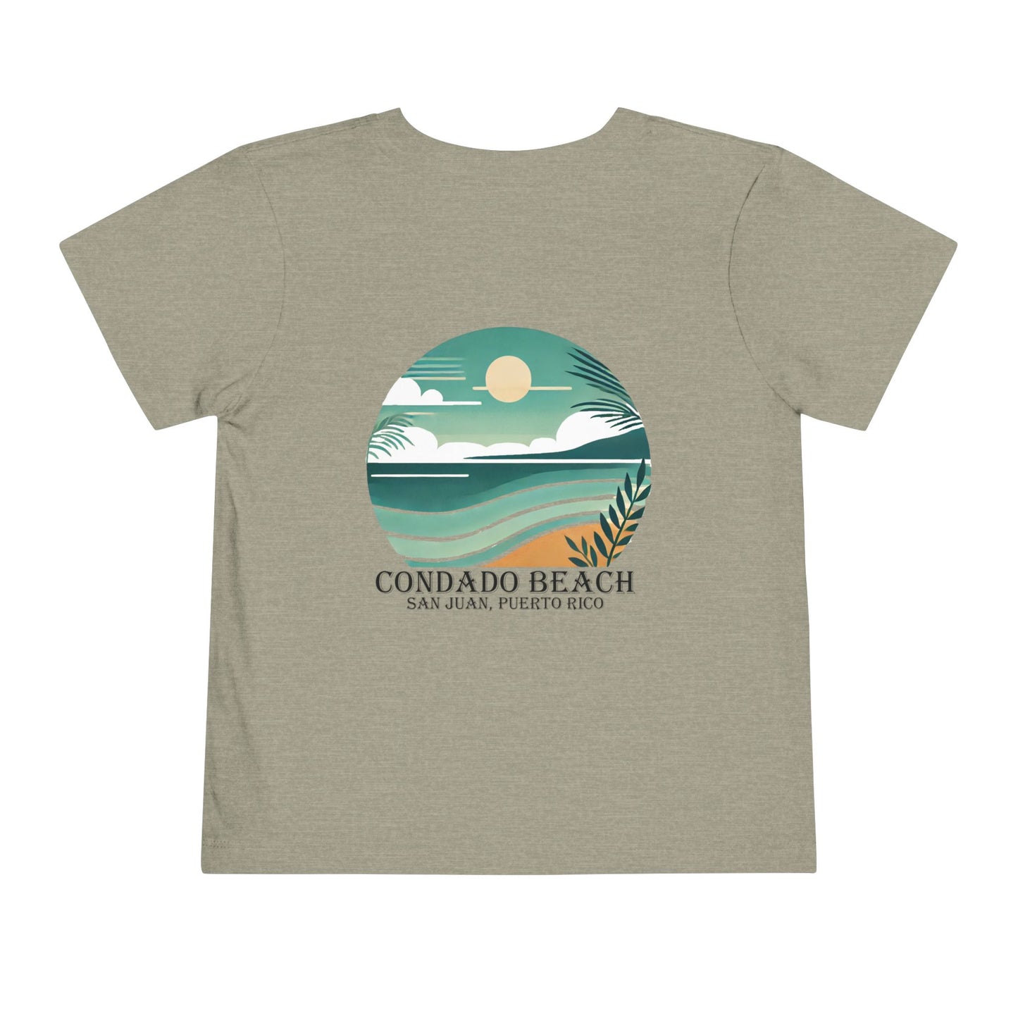 Coastal Vibes Condado Beach Unisex Toddler Short Sleeve Tee