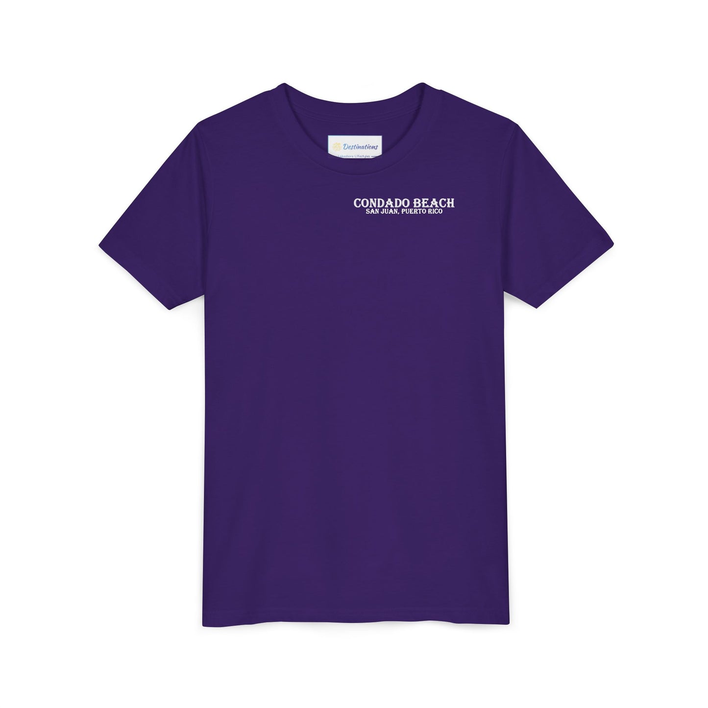 Coastal Vibes Condado Beach Unisex Youth Short Sleeve Tee