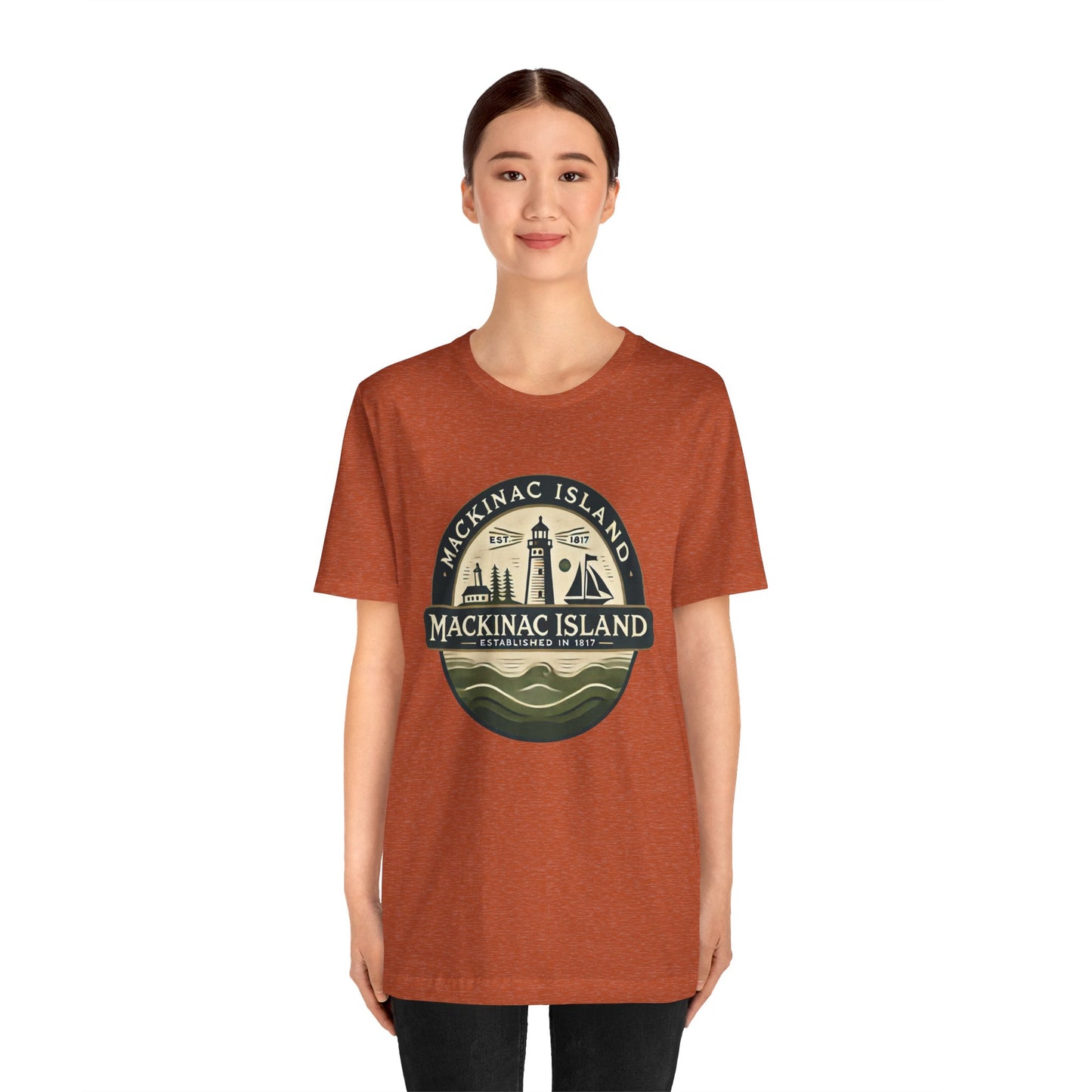 Vintage Mackinac Island Unisex Jersey Short Sleeve Tee