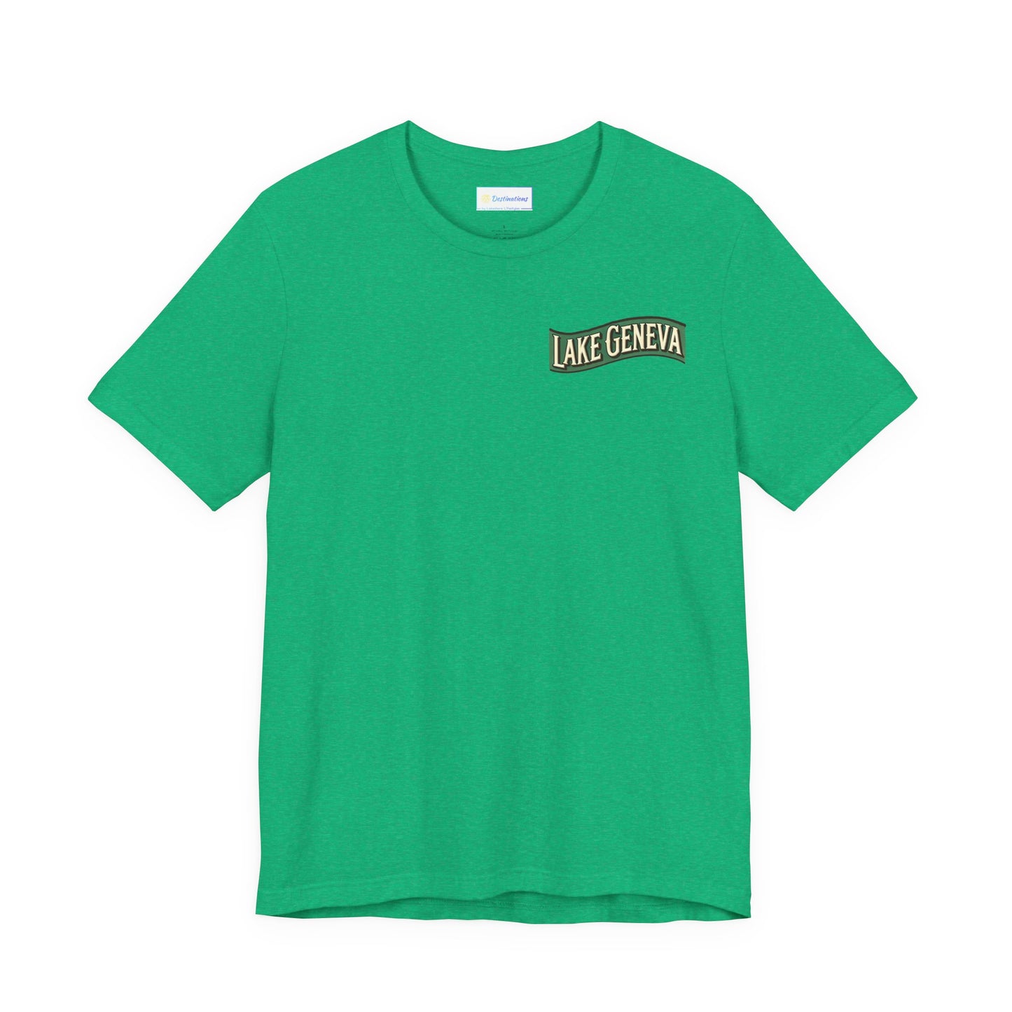 Retro Lake Geneva Unisex Jersey Short Sleeve Tee