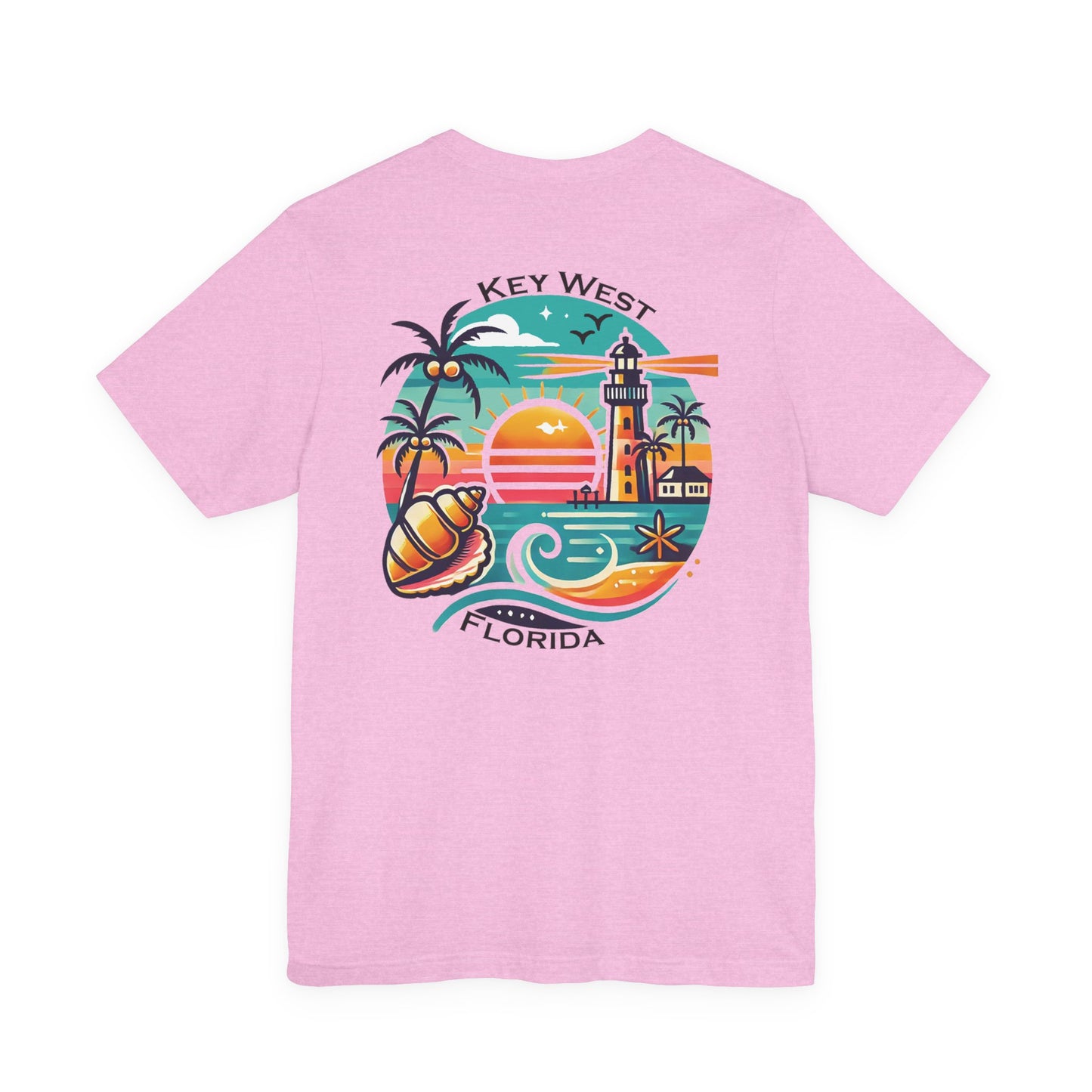 Vibrant Key West Unisex Jersey Short Sleeve Tee