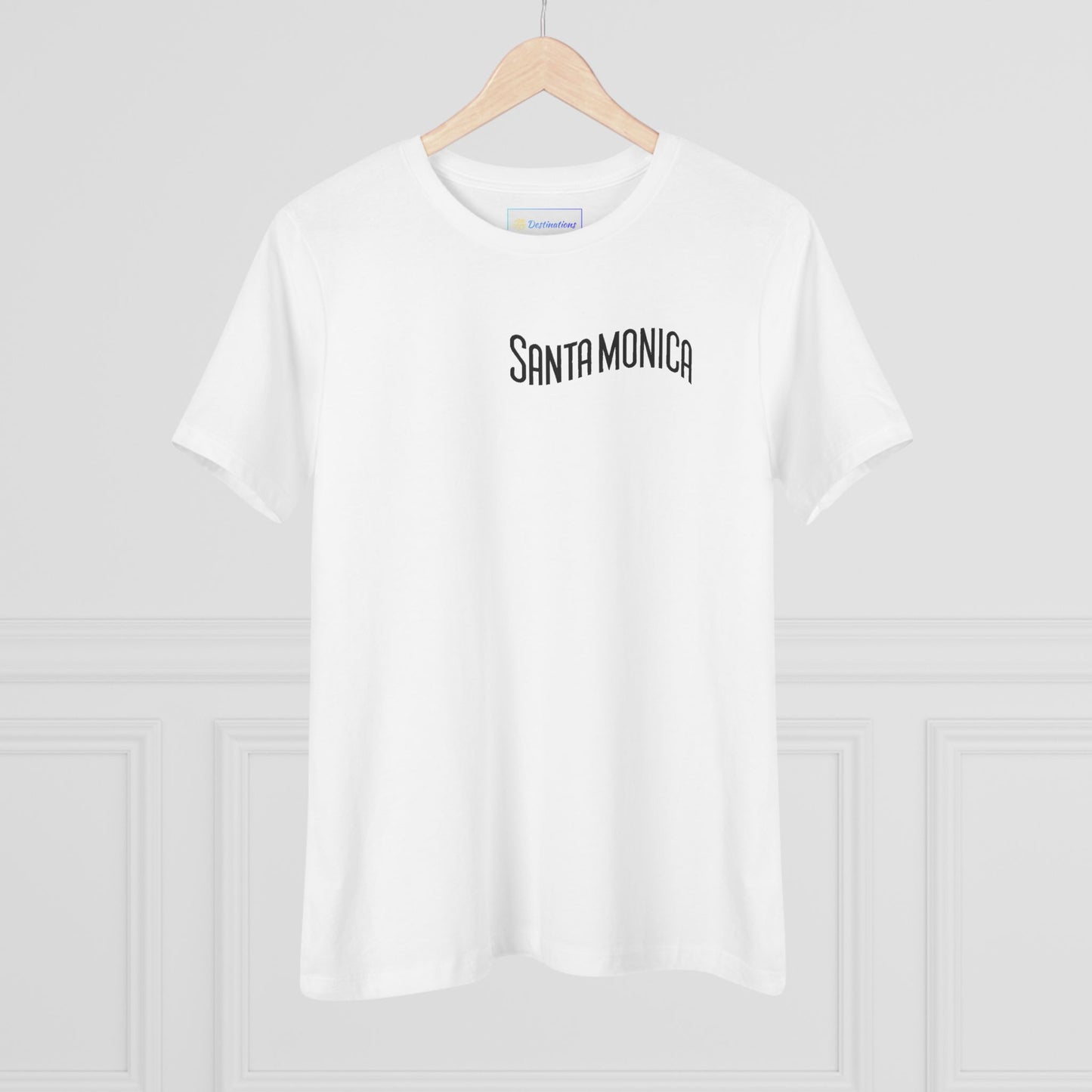 Vibrant Santa Monica Women's Cotton Tee