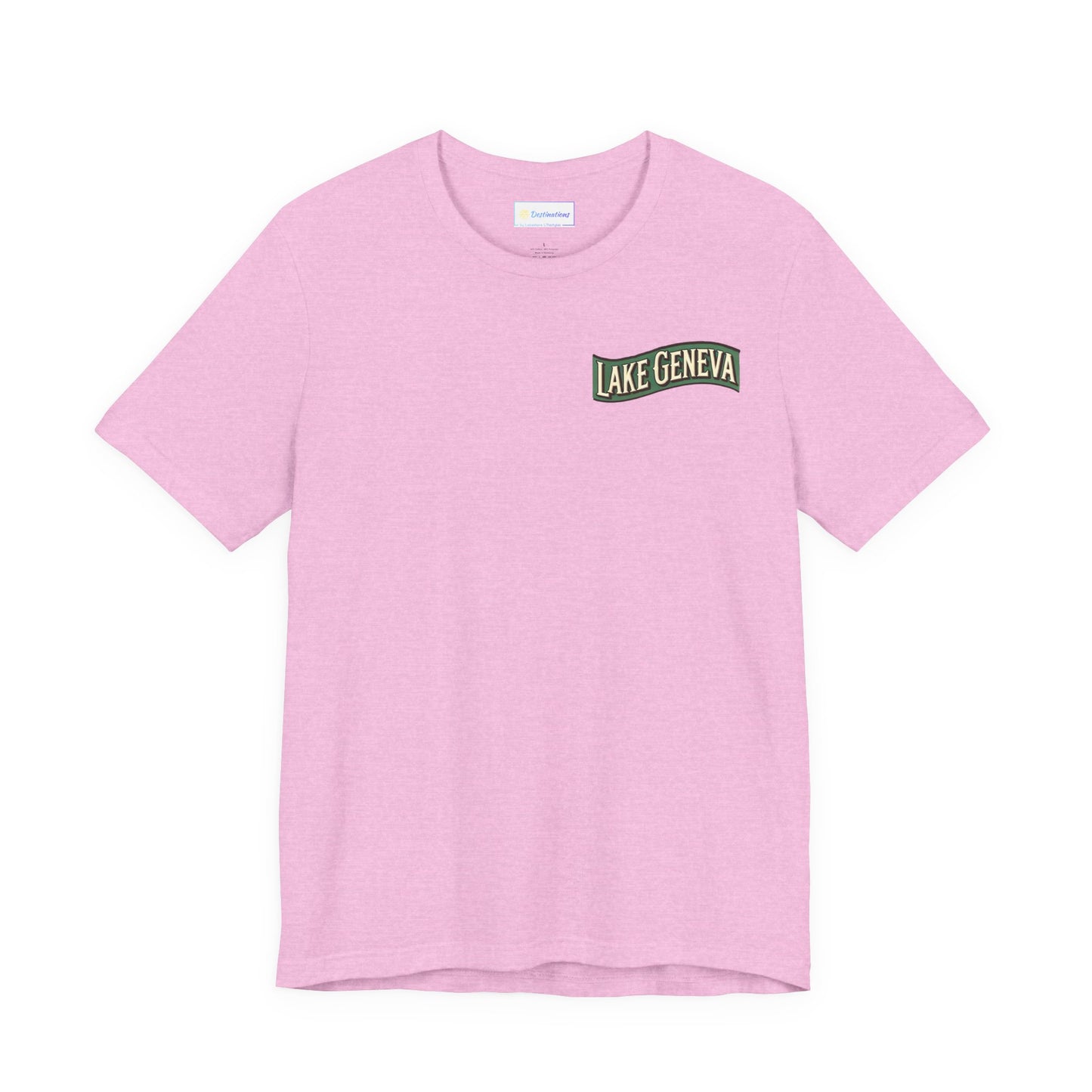 Retro Lake Geneva Unisex Jersey Short Sleeve Tee