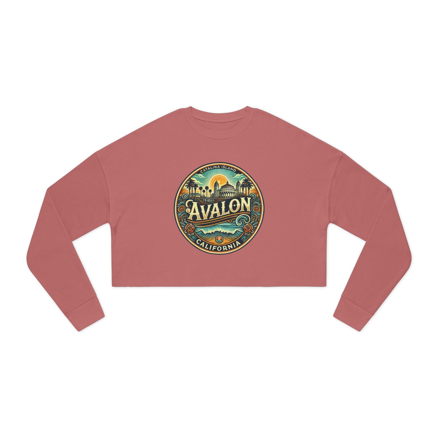 Elegant Avalon Women's Cropped Sweatshirt