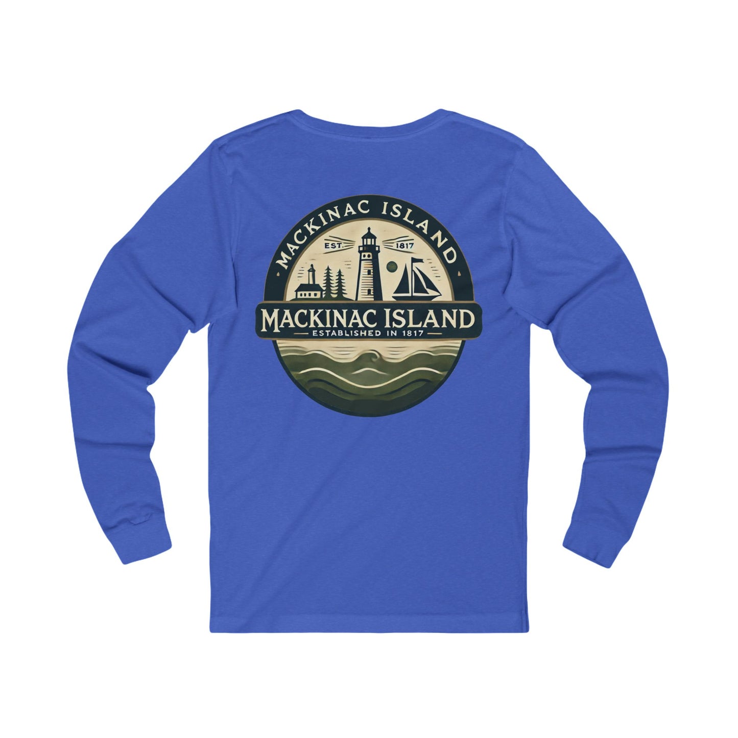Vintage Mackinac Island Unisex Jersey Long Sleeve Tee