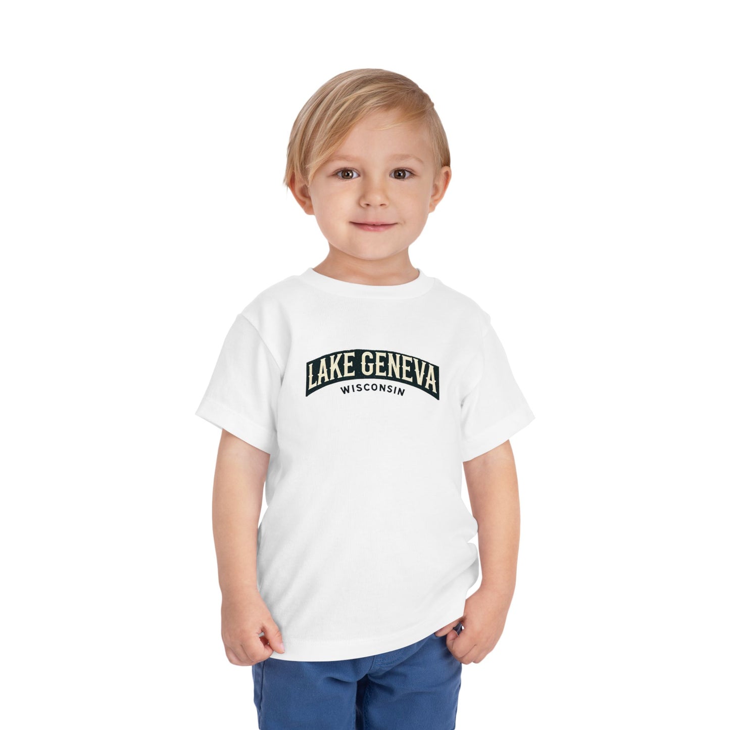 Vintage Lake Geneva Unisex Toddler Short Sleeve Tee