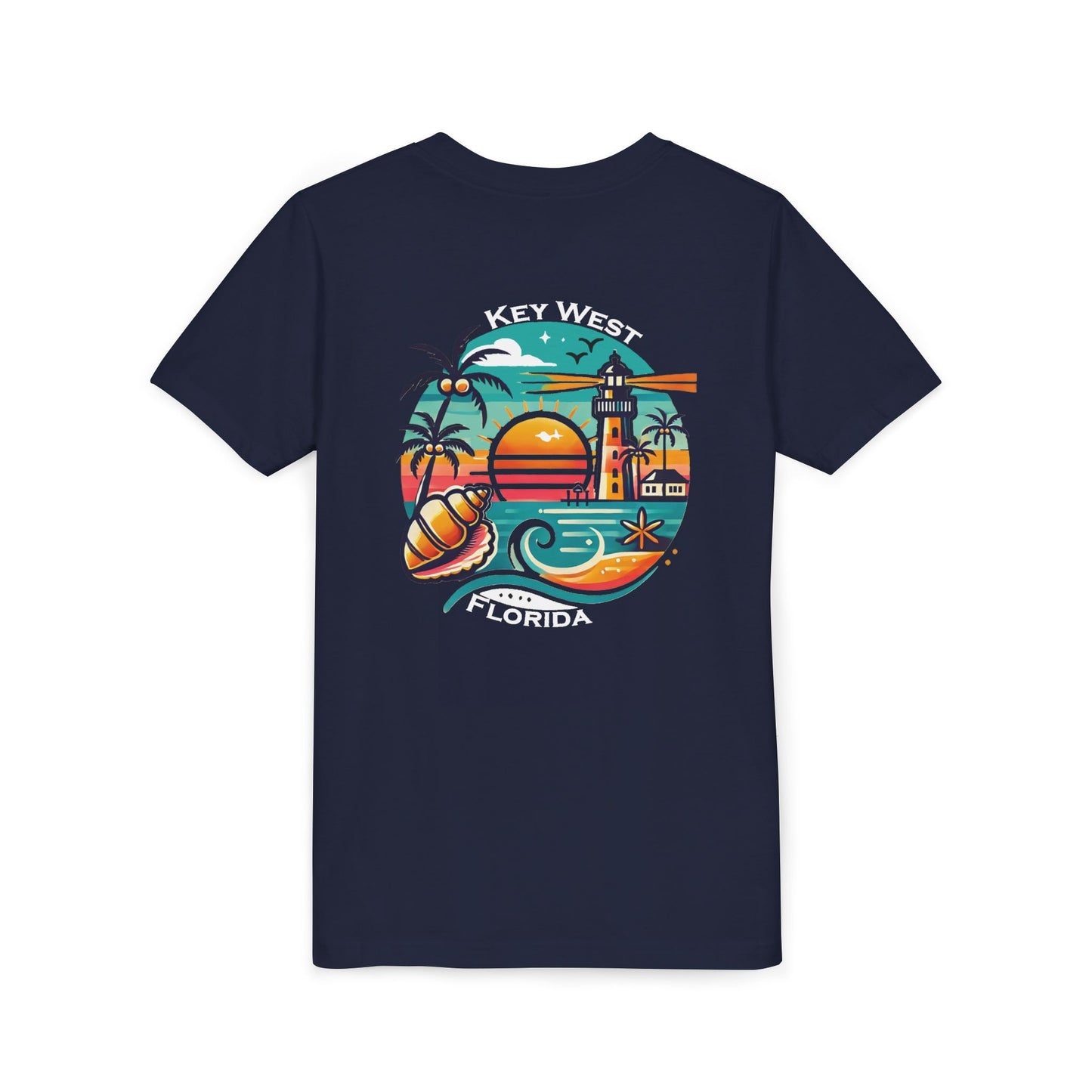 Vibrant Key West Youth Short Sleeve Tee