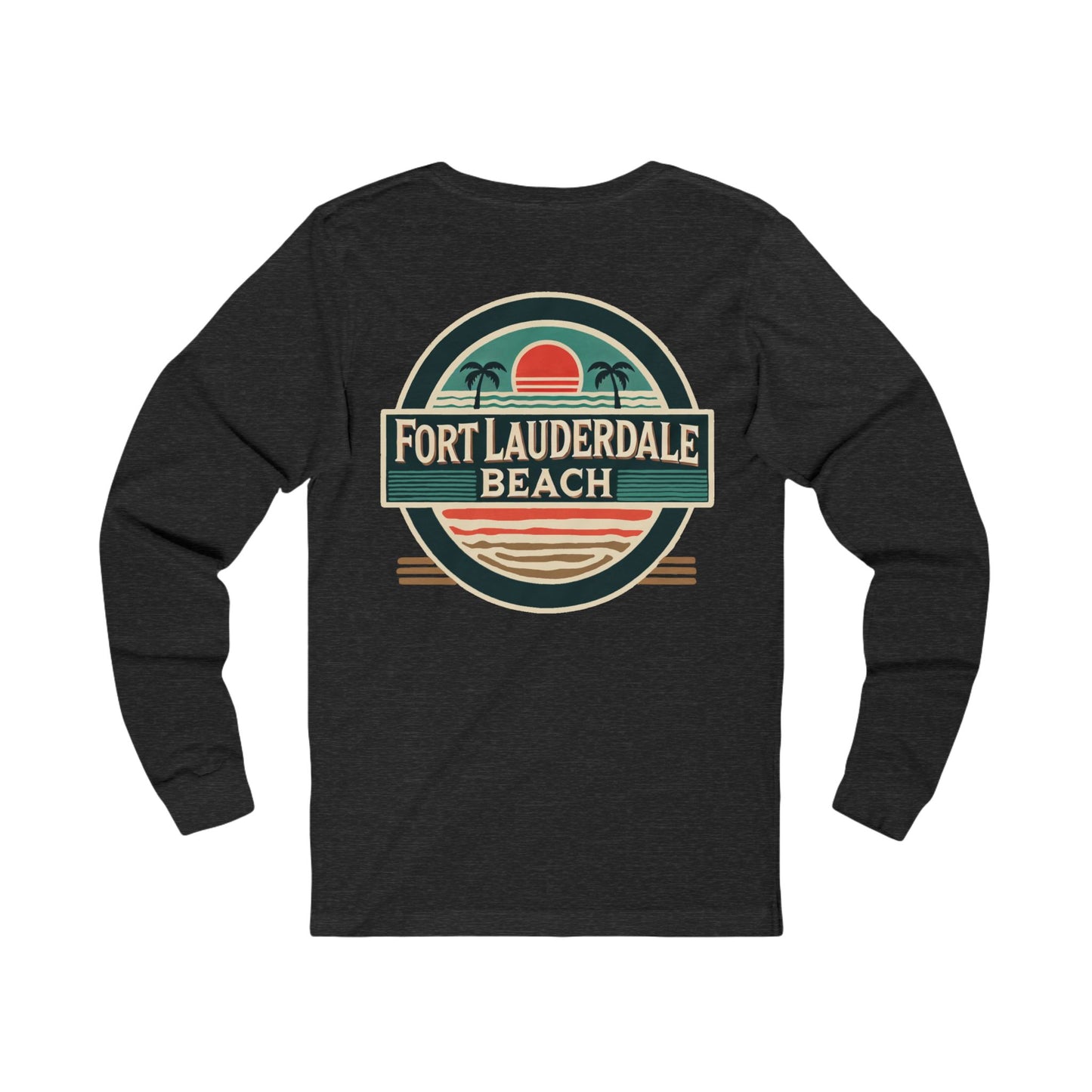 Vintage Fort Lauderdale Unisex Jersey Long Sleeve Tee