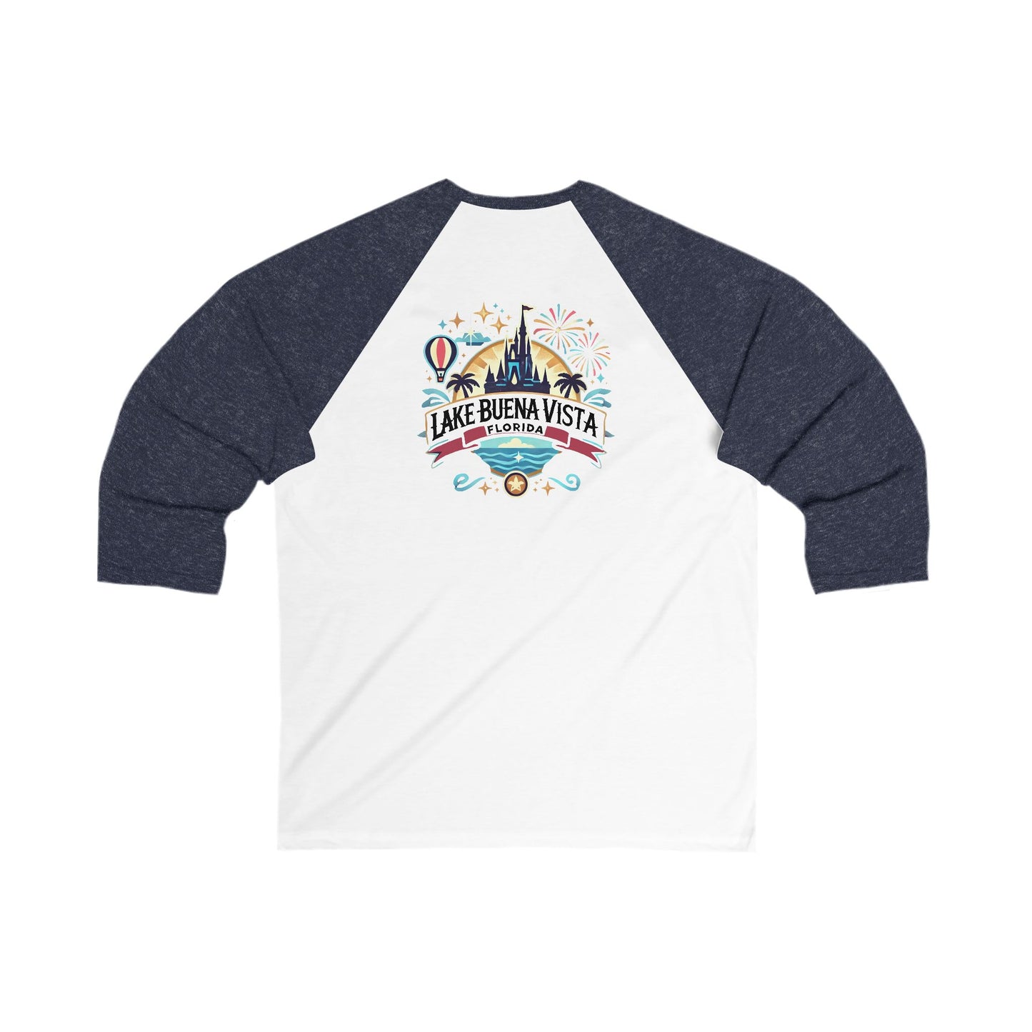 Adventurous Lake Buena Vista Men's 3/4 Sleeve Baseball Tee