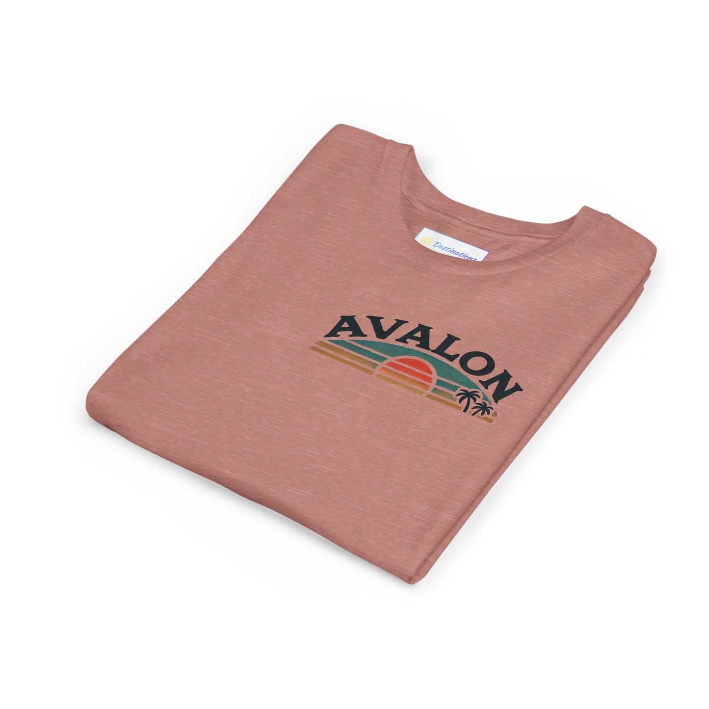 Retro Avalon Sunset Youth Short Sleeve Tee