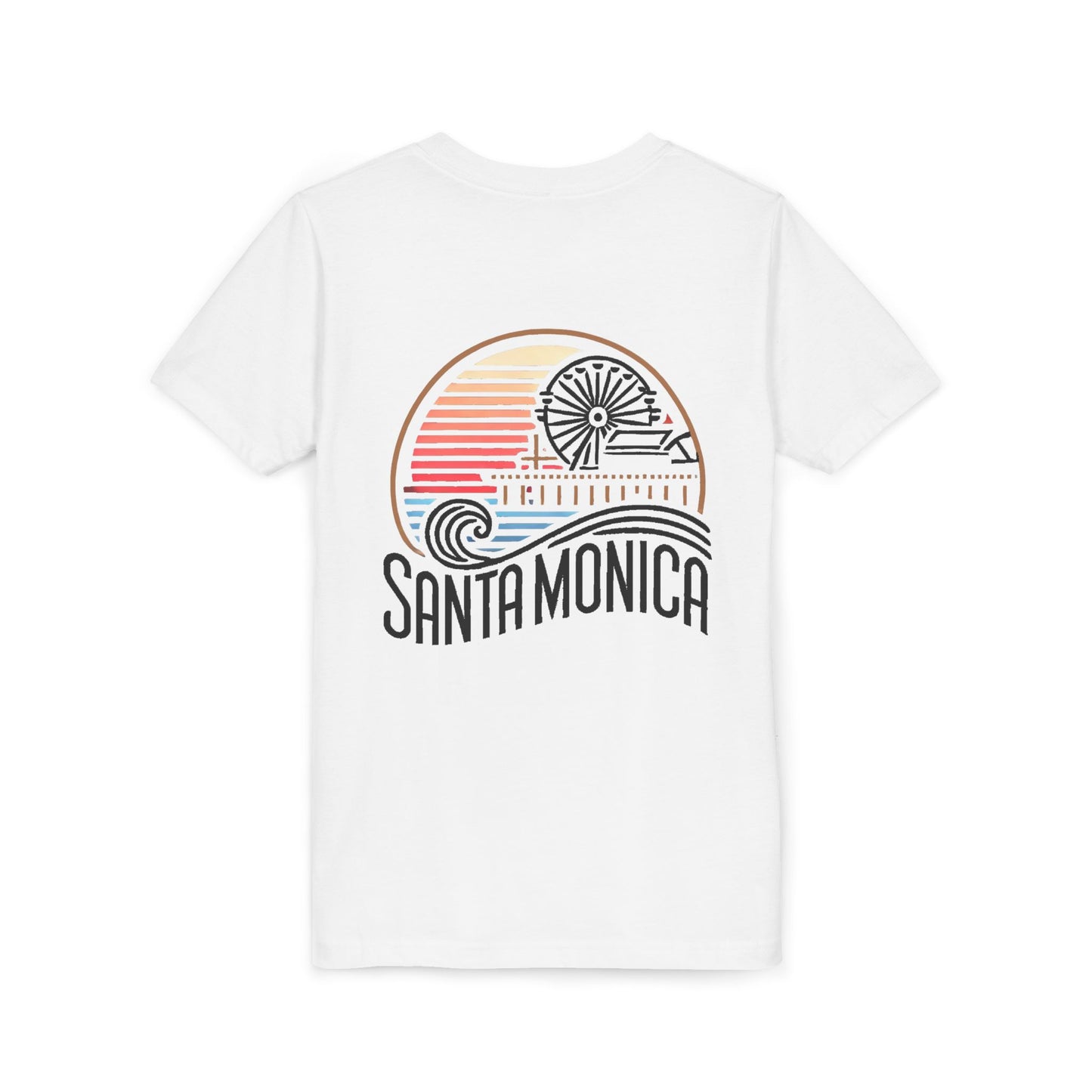 Vibrant Santa Monica Youth Short Sleeve Tee