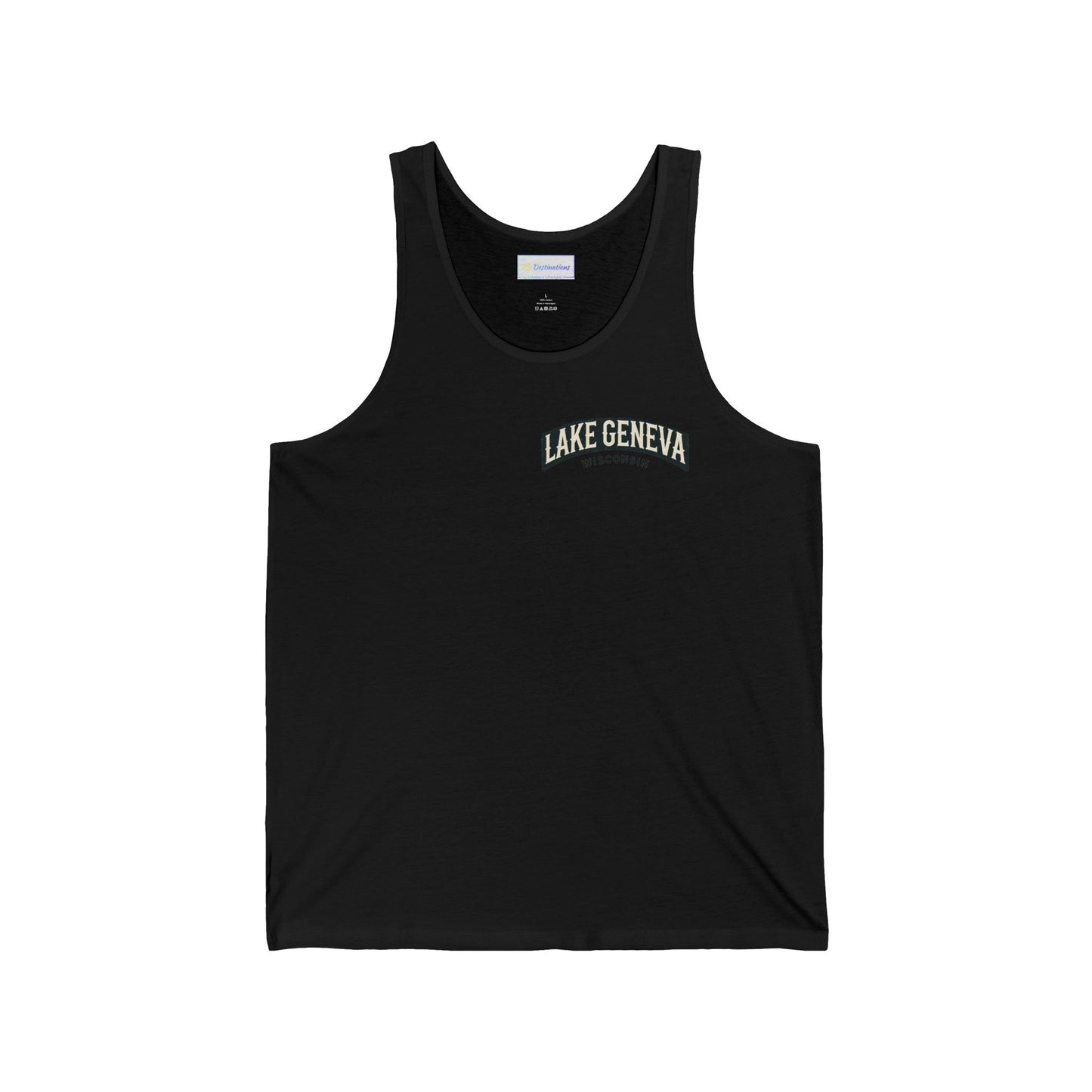 Vintage Lake Geneva Unisex Jersey Tank