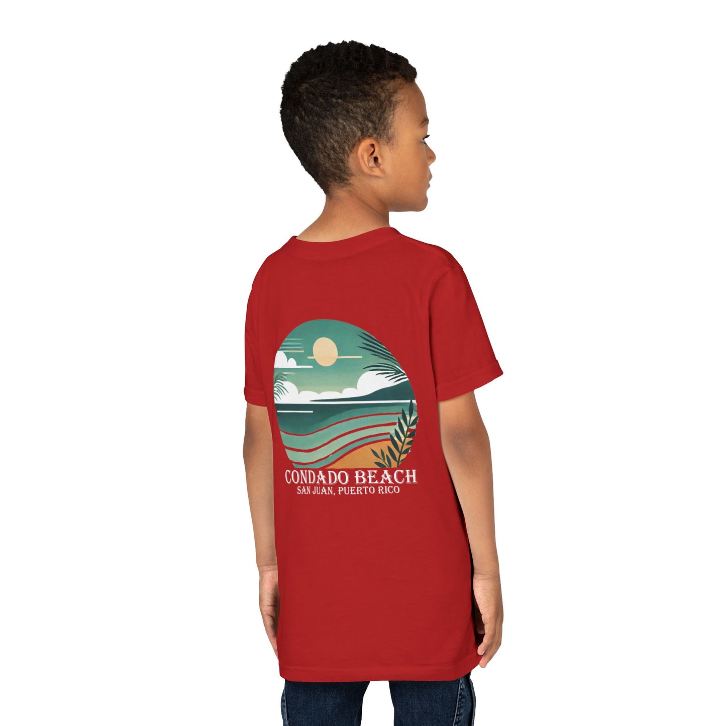 Coastal Vibes Condado Beach Unisex Youth Short Sleeve Tee