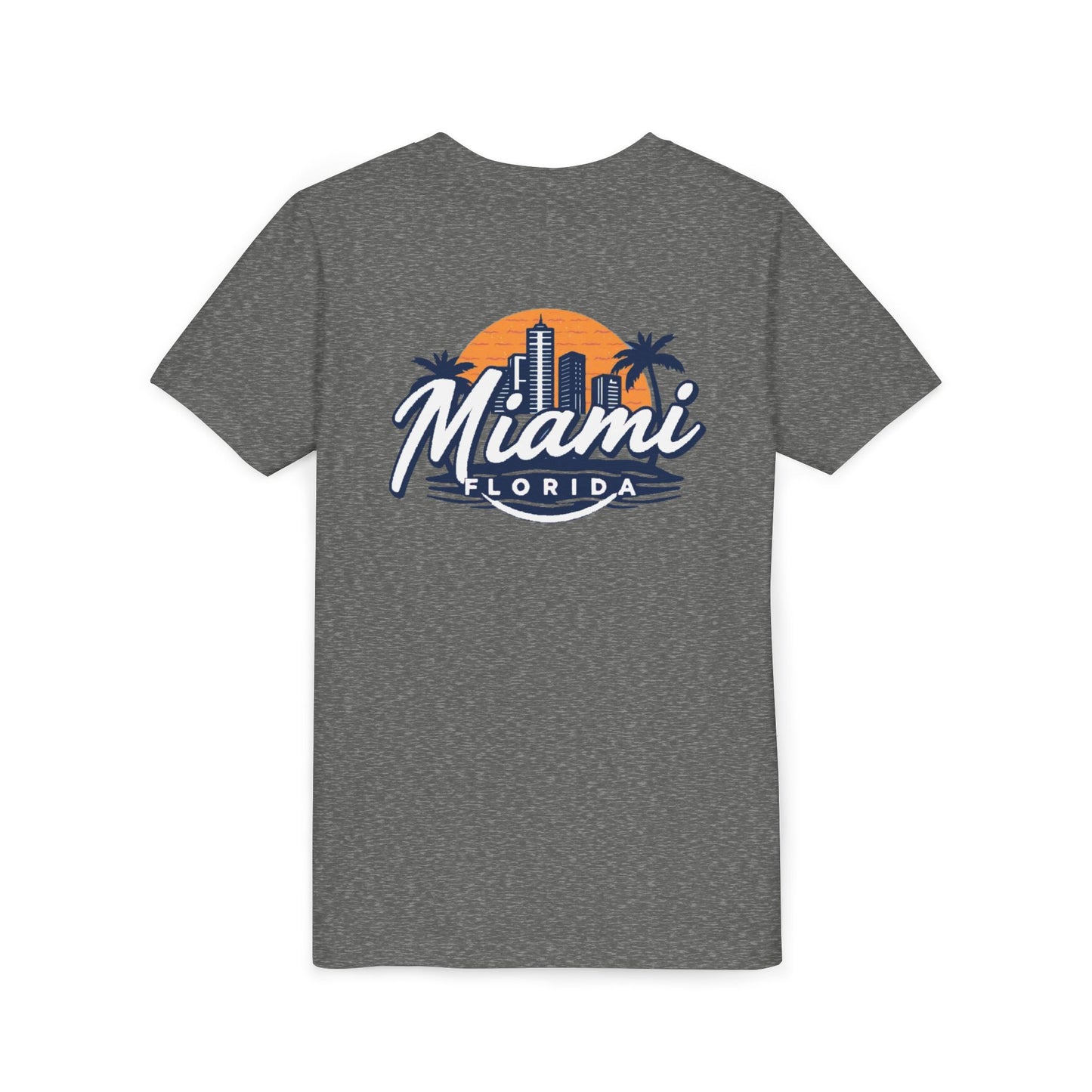 Retro Miami Unisex Youth Short Sleeve Tee