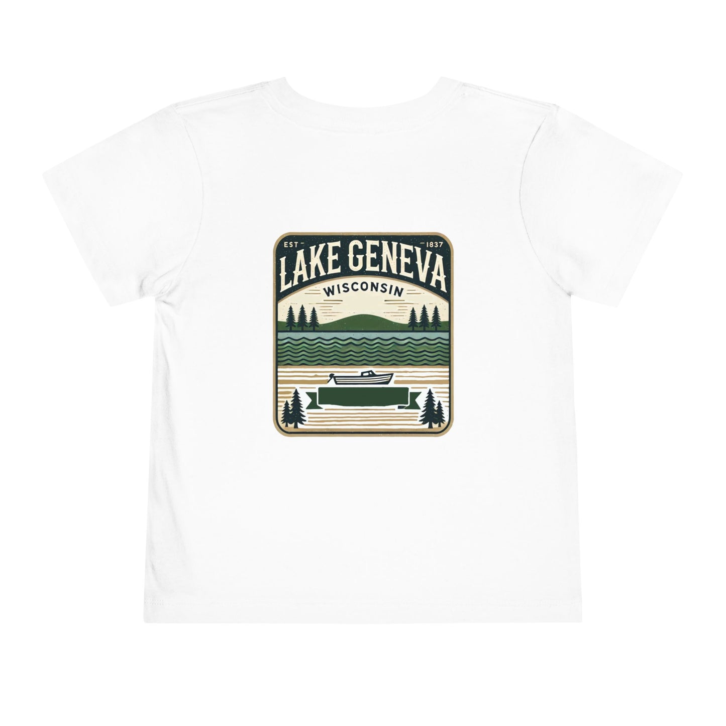 Vintage Lake Geneva Unisex Toddler Short Sleeve Tee