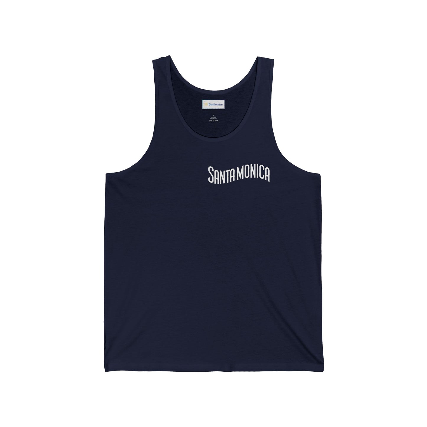 Vibrant Santa Monica Unisex Jersey Tank