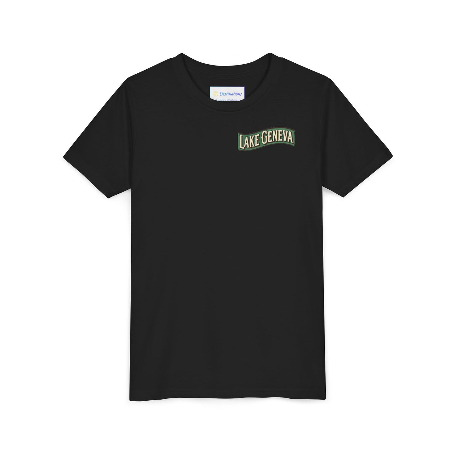 Retro Lake Geneva Unisex Youth Short Sleeve Tee