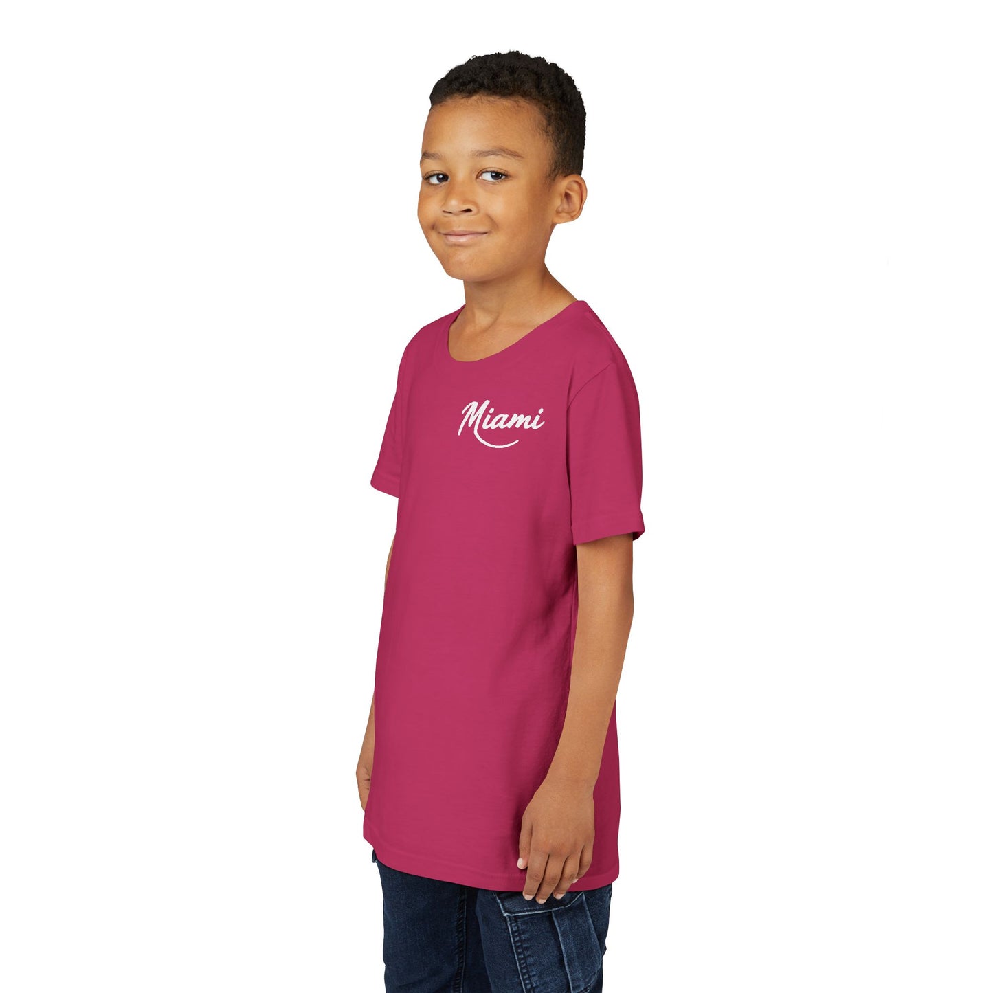 Retro Miami Unisex Youth Short Sleeve Tee