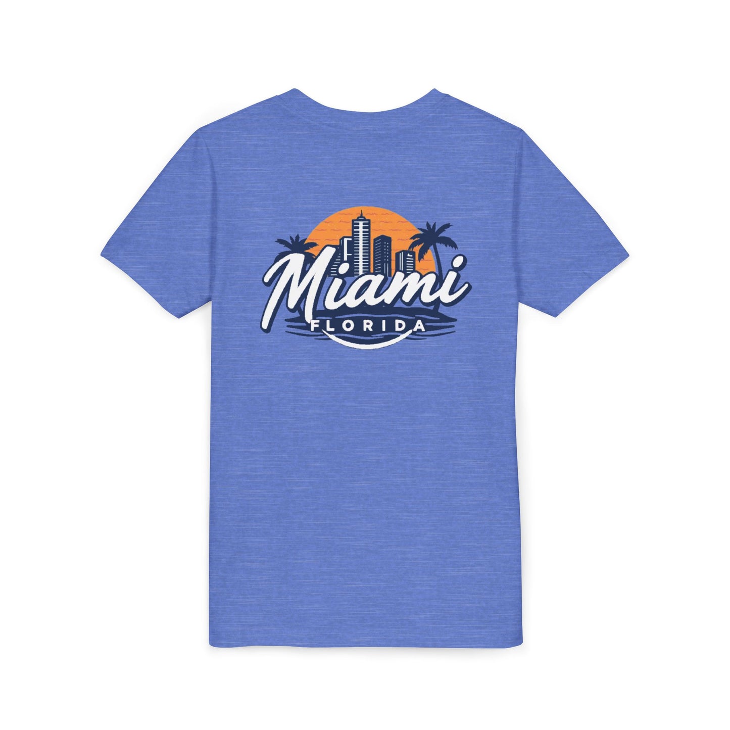 Retro Miami Unisex Youth Short Sleeve Tee