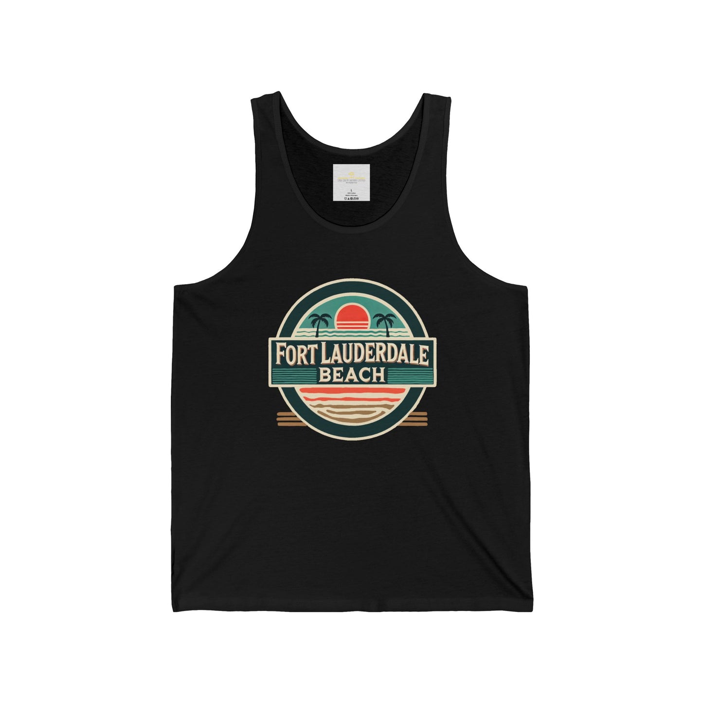 Vintage Fort Lauderdale Unisex Jersey Tank
