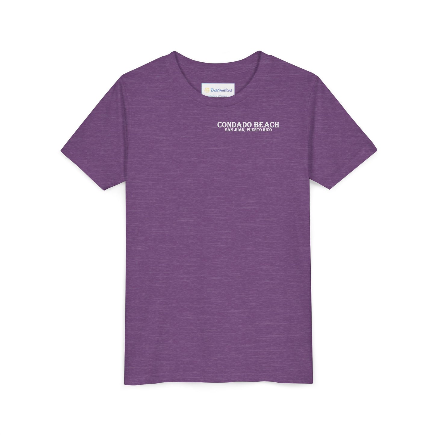 Coastal Vibes Condado Beach Unisex Youth Short Sleeve Tee