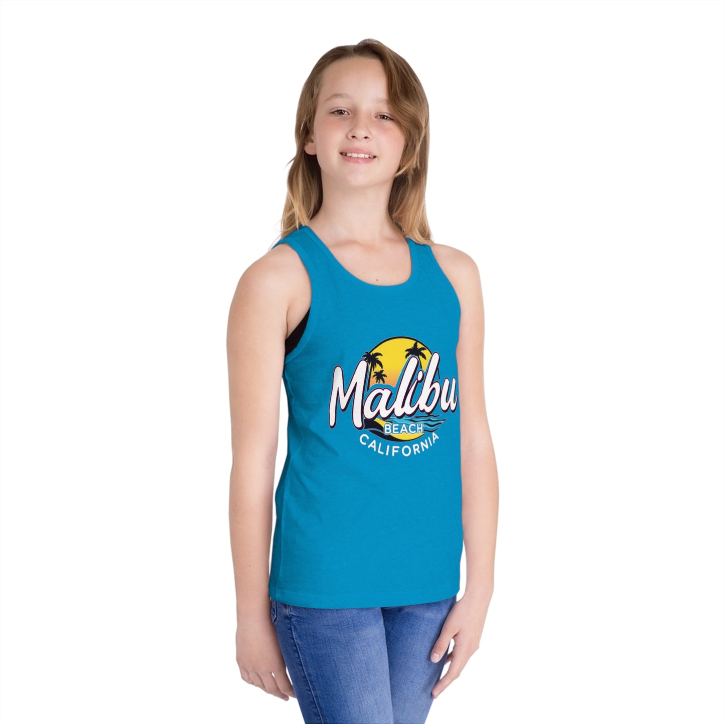Retro Malibu Unisex Kids Jersey Tank Top