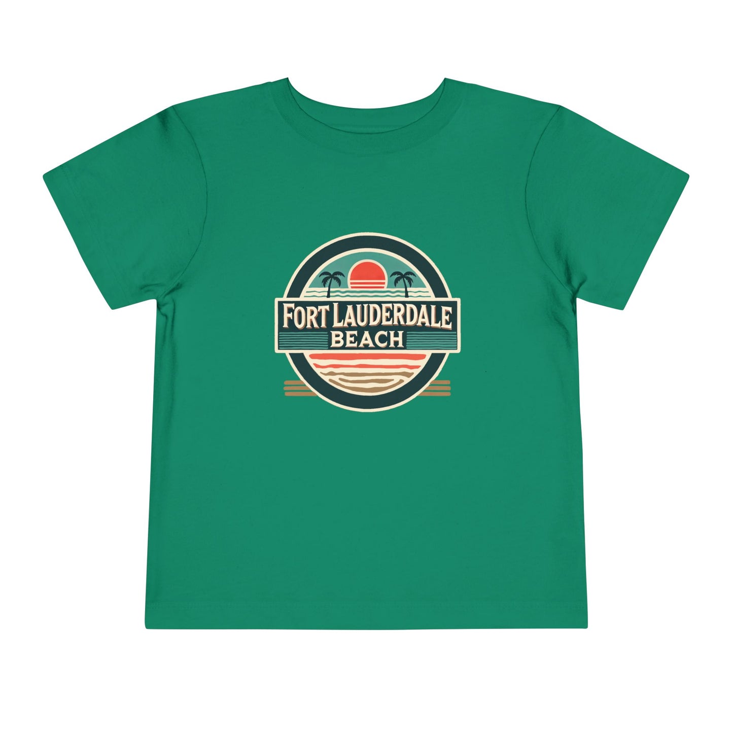 Vintage Fort Lauderdale Unisex Toddler Short Sleeve Tee