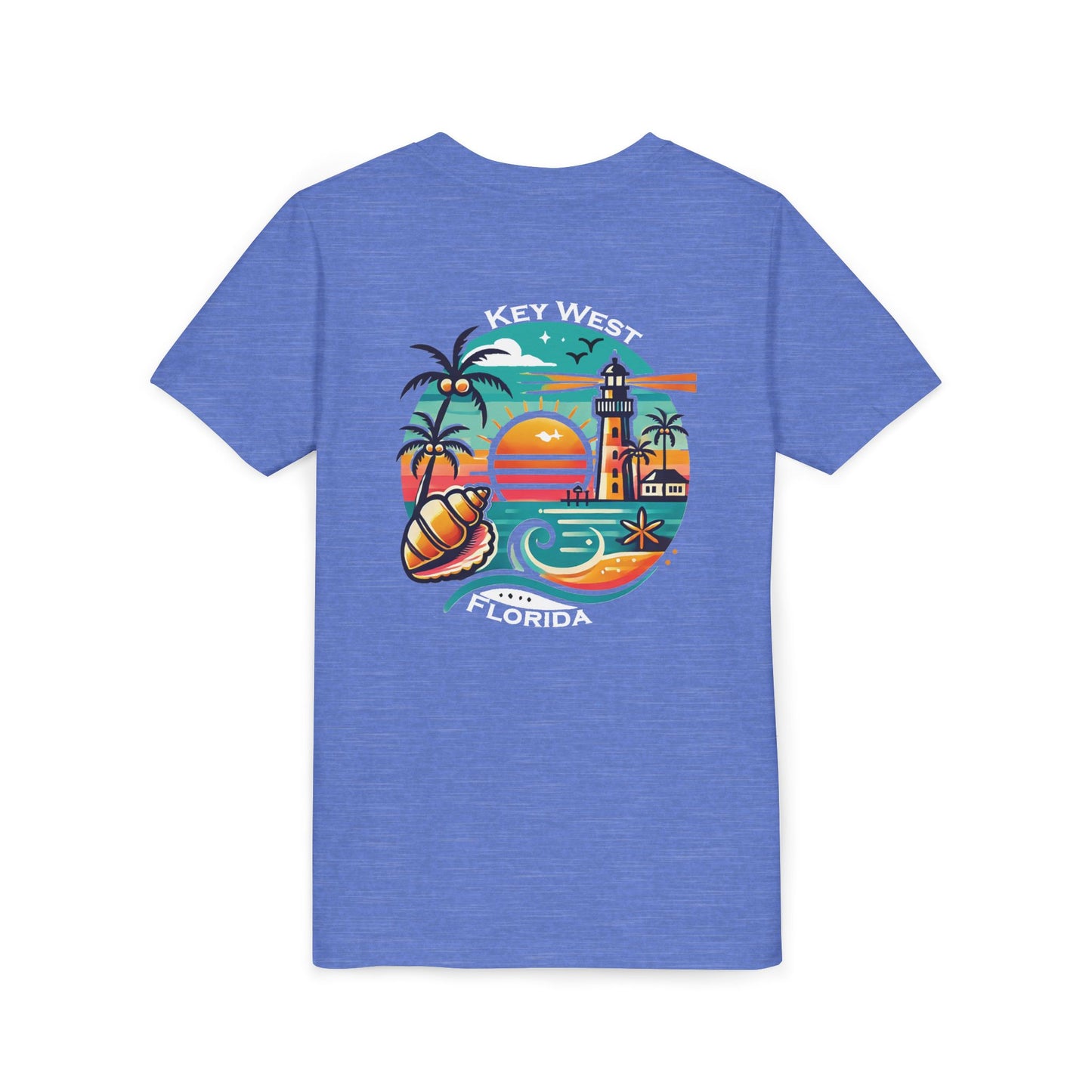 Vibrant Key West Youth Short Sleeve Tee