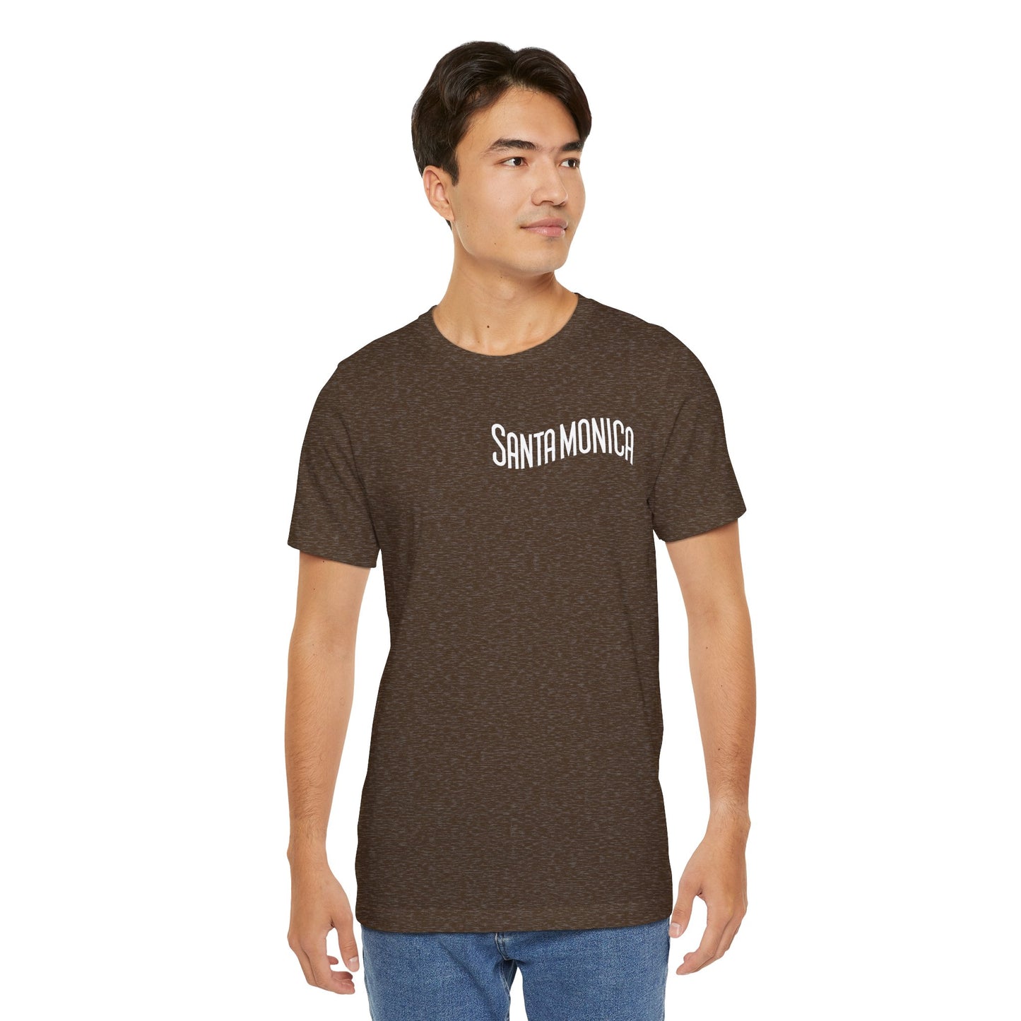 Vibrant Santa Monica Unisex Jersey Short Sleeve Tee