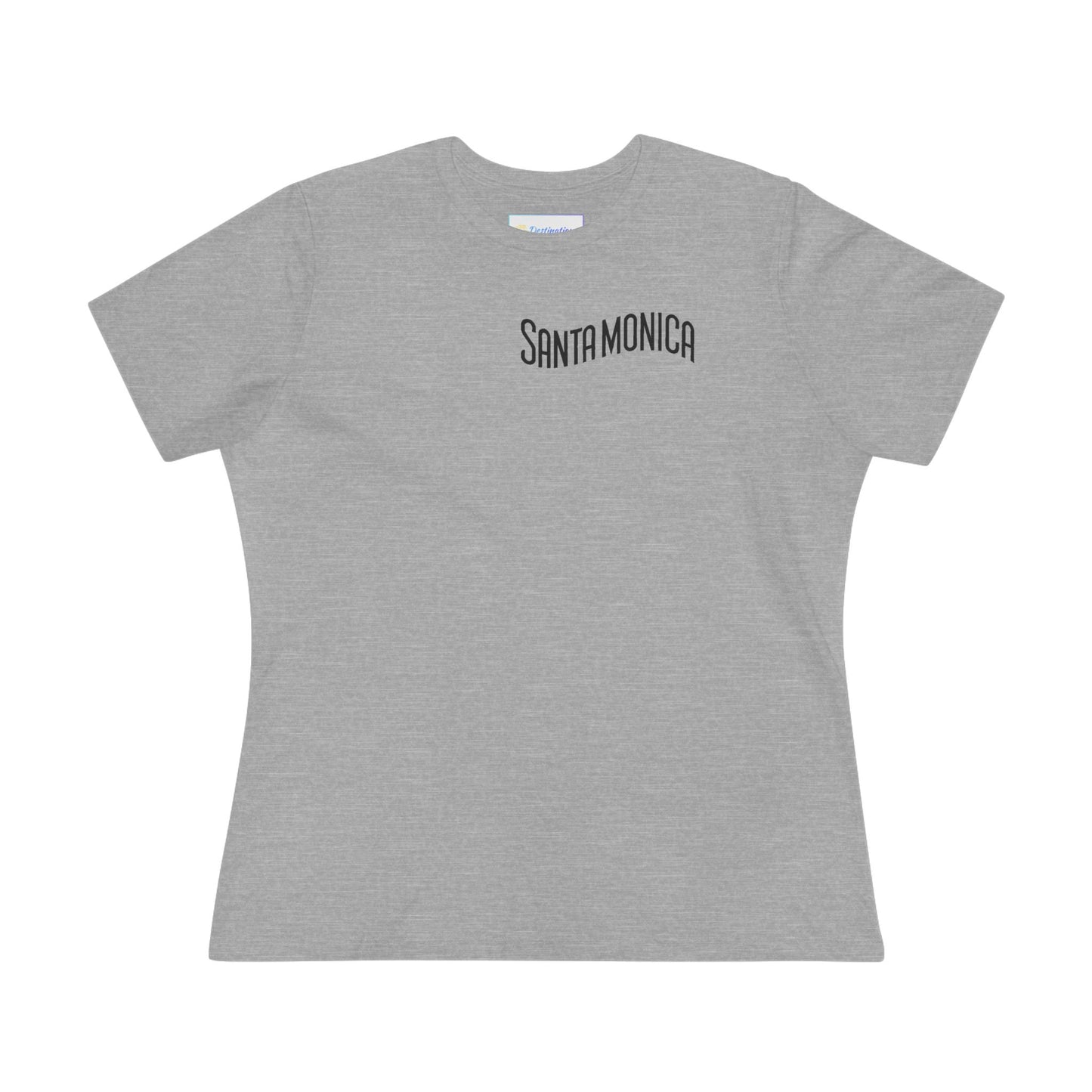 Vibrant Santa Monica Women's Cotton Tee