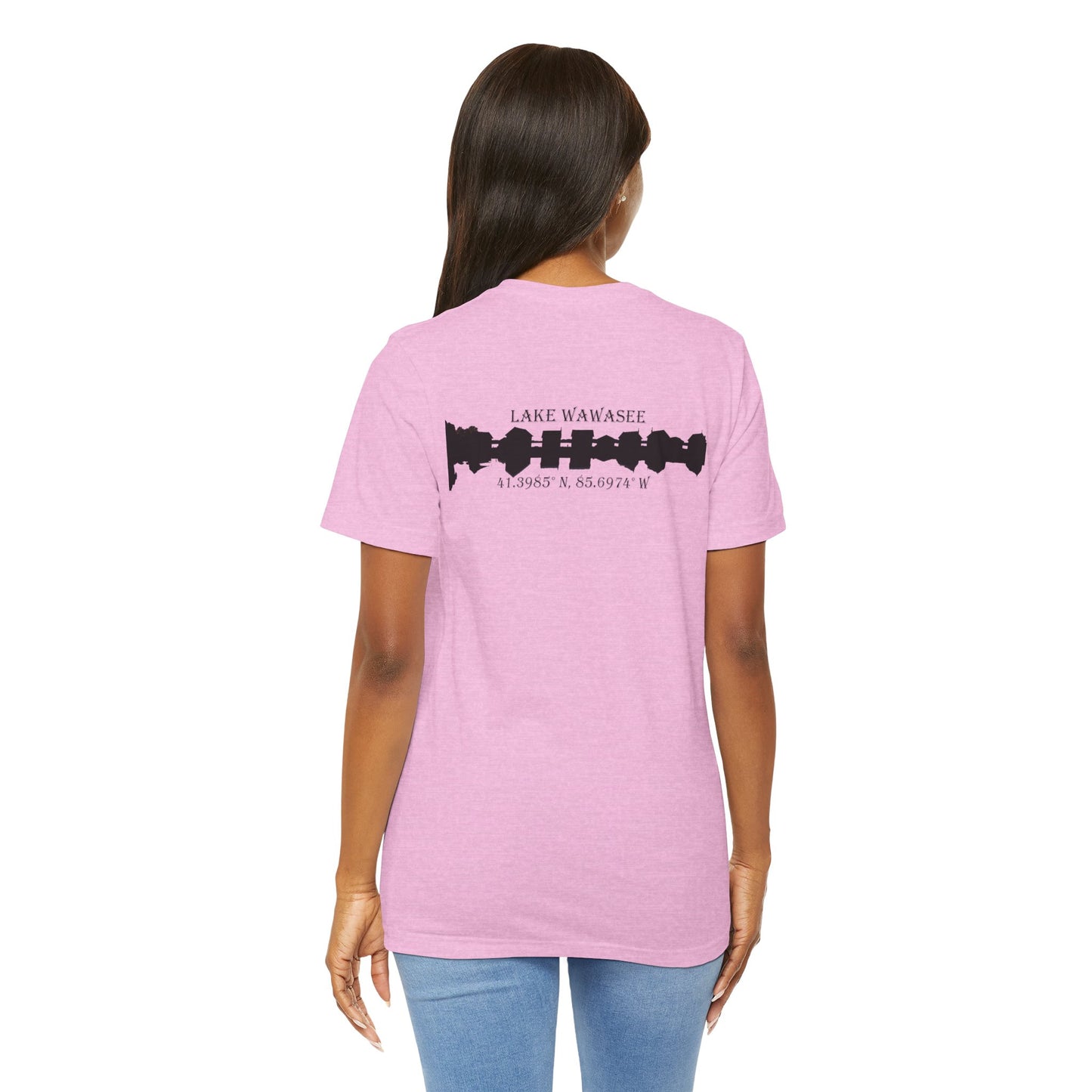 Latitudes Lake Wawasee Unisex Jersey Short Sleeve Tee
