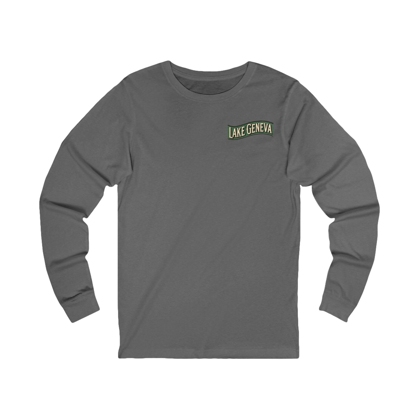 Retro Lake Geneva Unisex Jersey Long Sleeve Tee