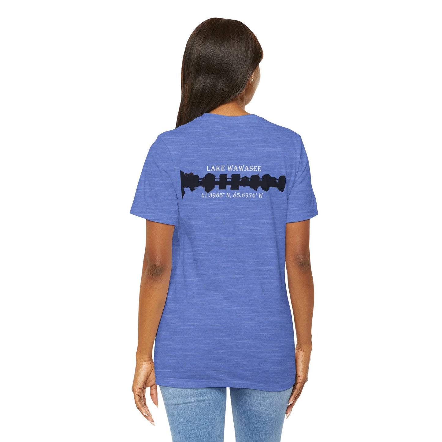 Latitudes Lake Wawasee Unisex Jersey Short Sleeve Tee