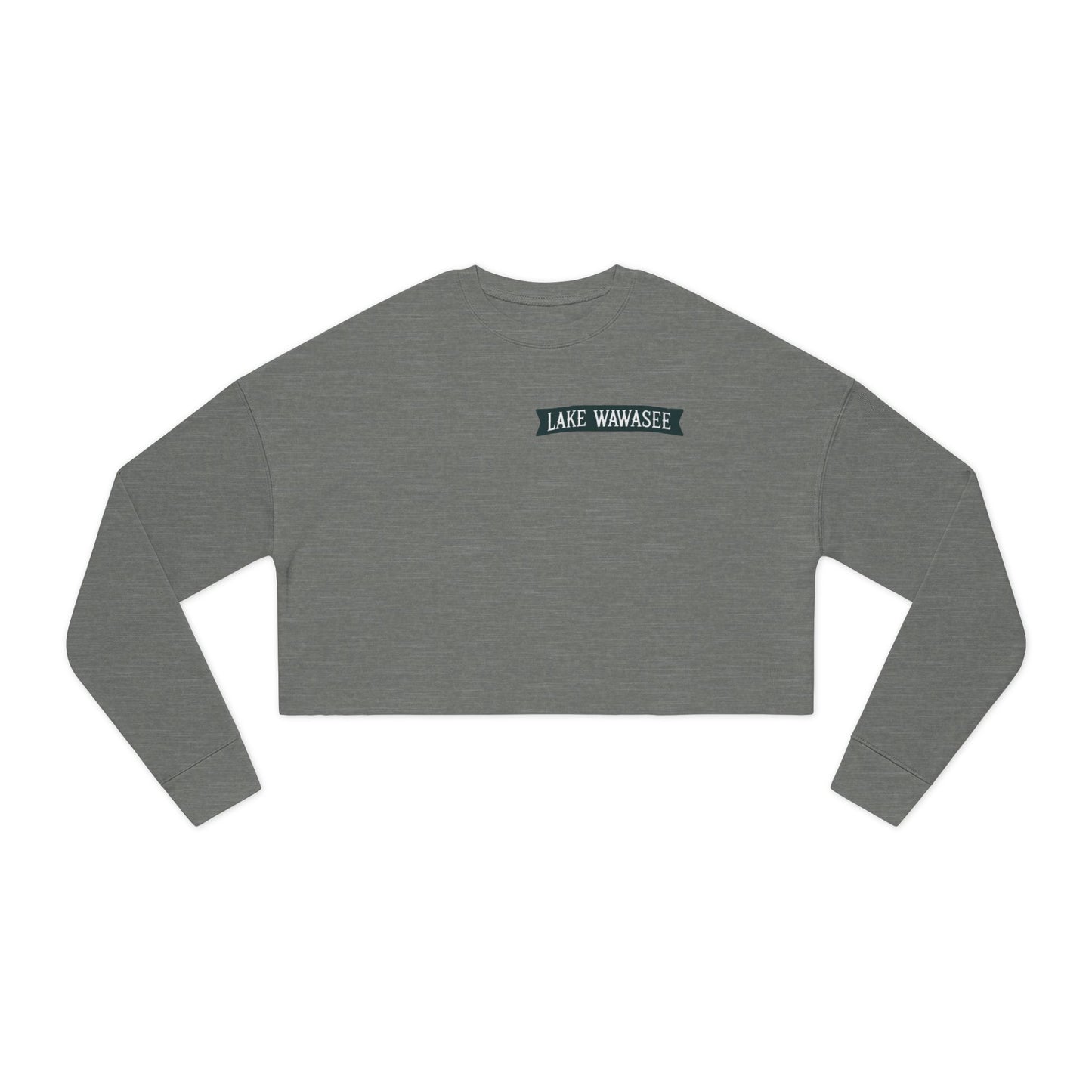 Vintage Lake Wawasee Women's Cropped Sweatshirt