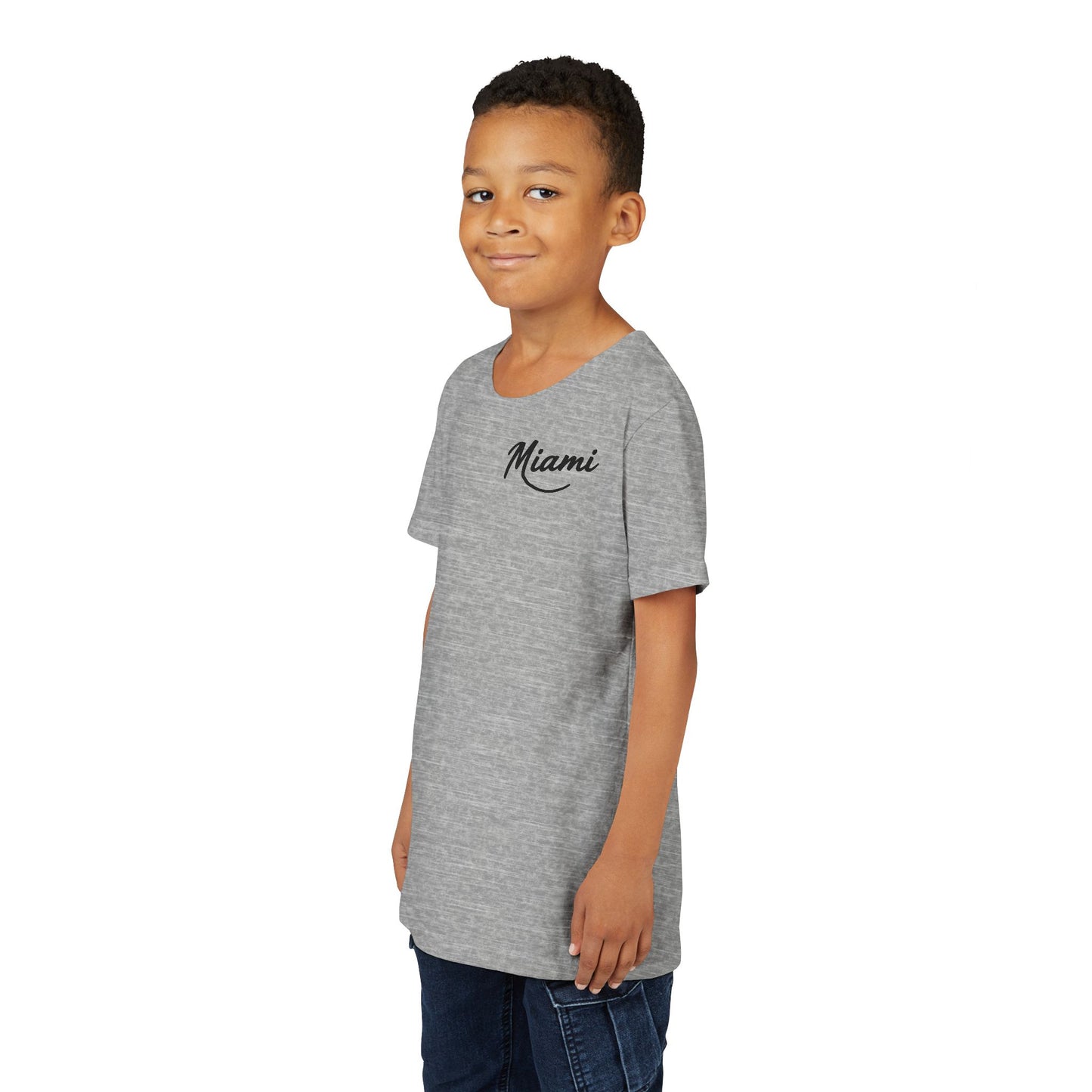 Retro Miami Unisex Youth Short Sleeve Tee