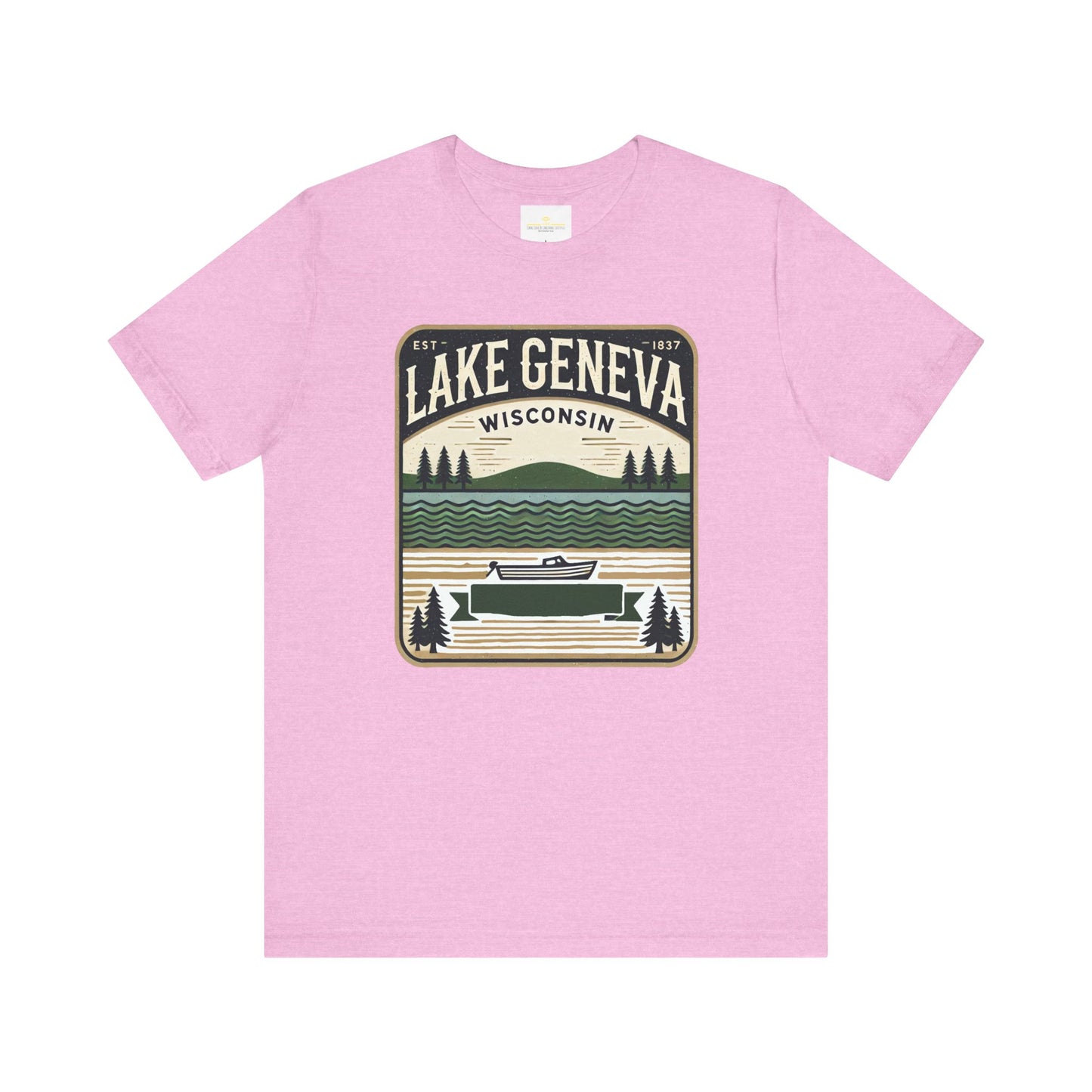 Vintage Lake Geneva Unisex Jersey Short Sleeve Tee