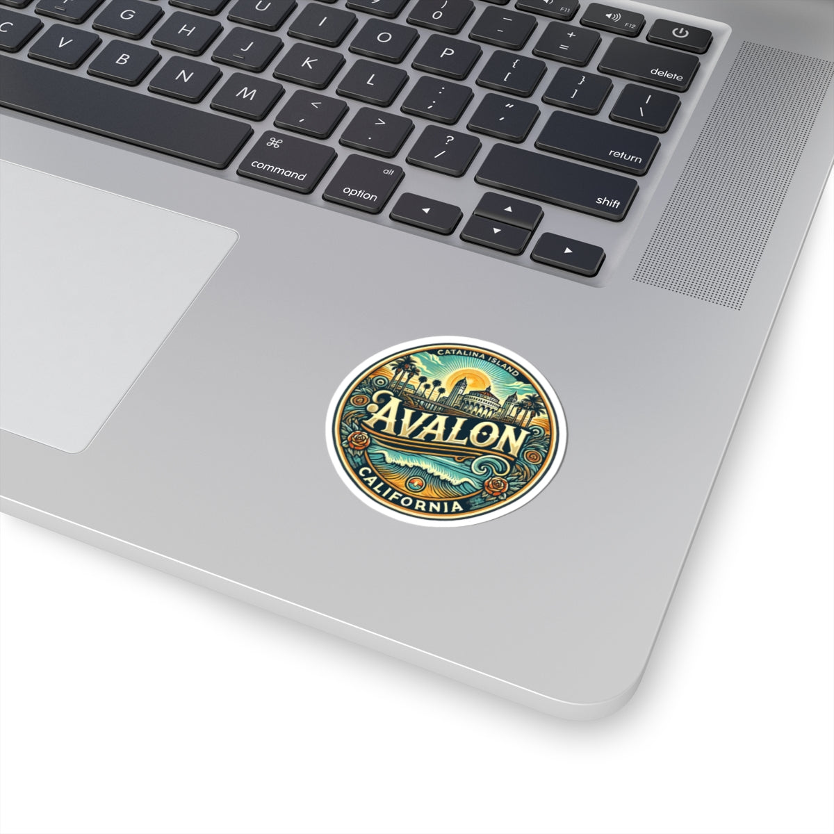 Elegant Avalon Kiss-Cut Sticker