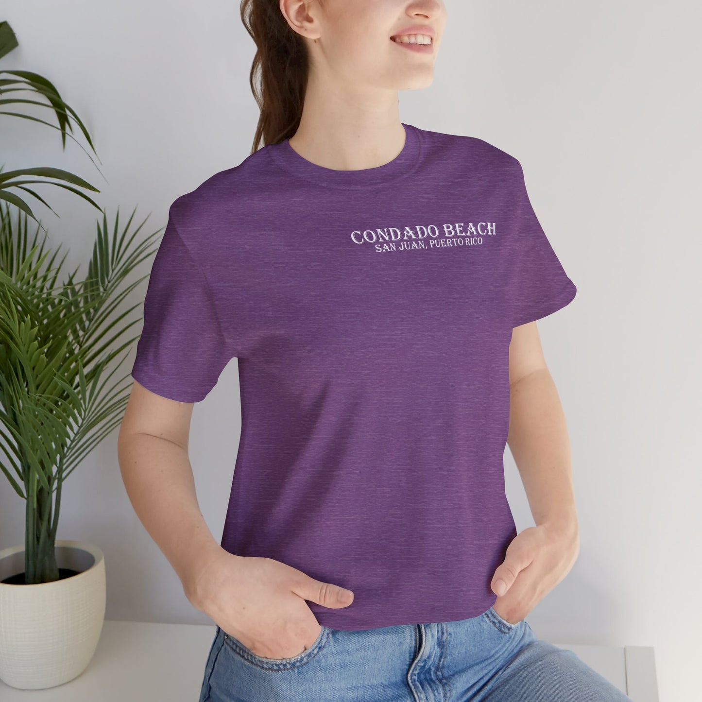 Coastal Vibes Condado Beach Unisex Jersey Short Sleeve Tee