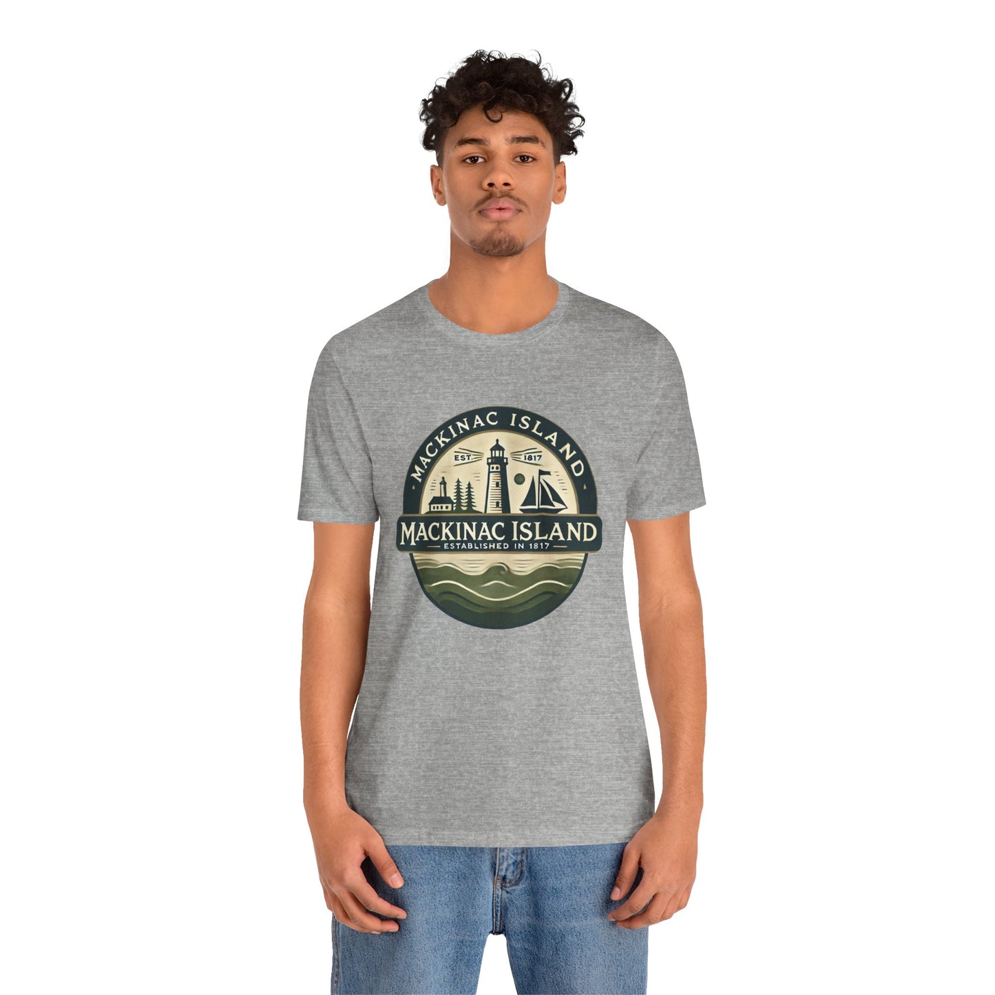 Vintage Mackinac Island Unisex Jersey Short Sleeve Tee